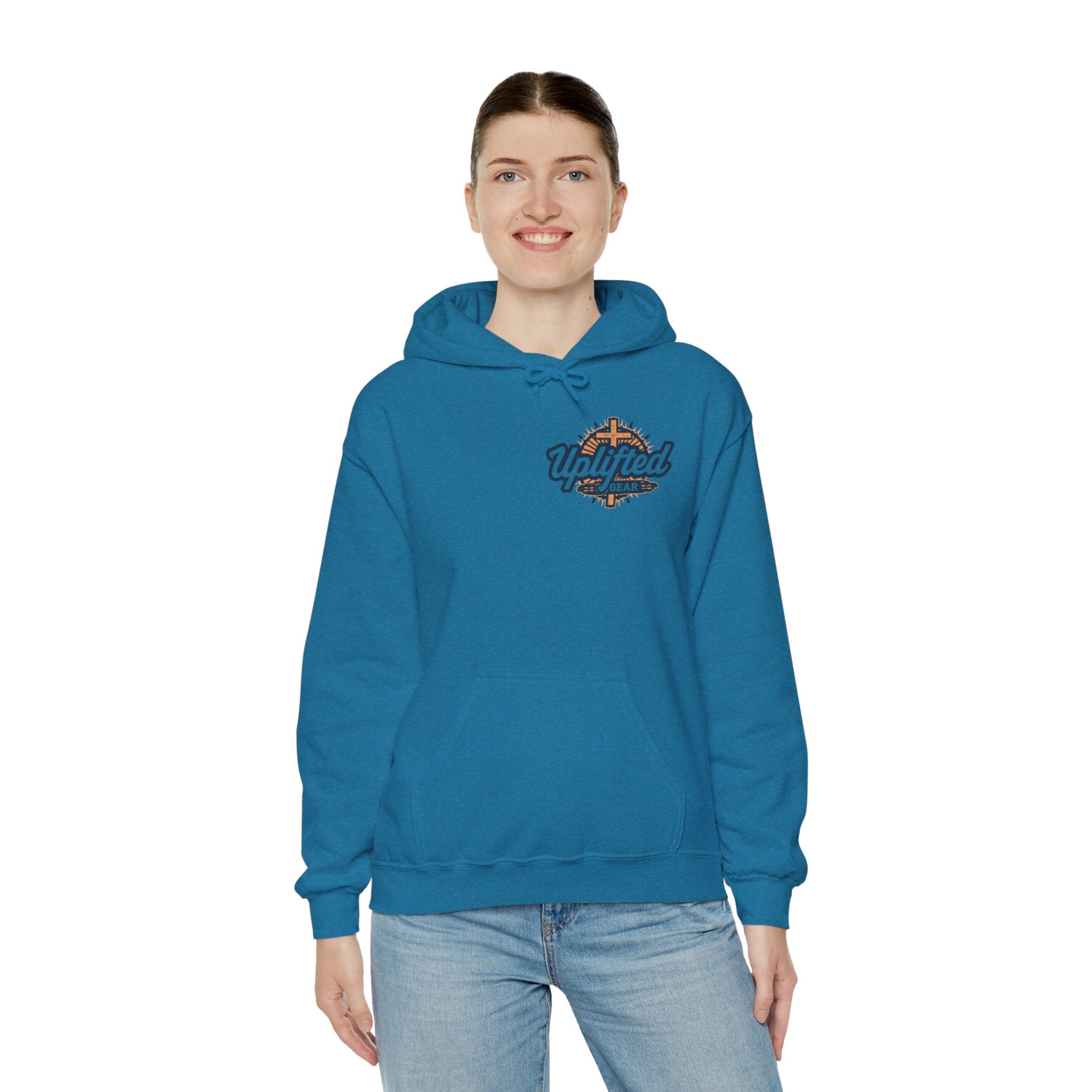 There Are Only 2 Genders Hoodie – Adam & Eve Cross Christian Hoodie for Bold Truth Printify