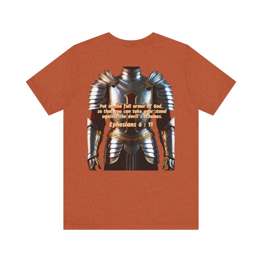 Religious Graphic Armor Of God Design - Unisex Jersey Short Sleeve Tee Printify