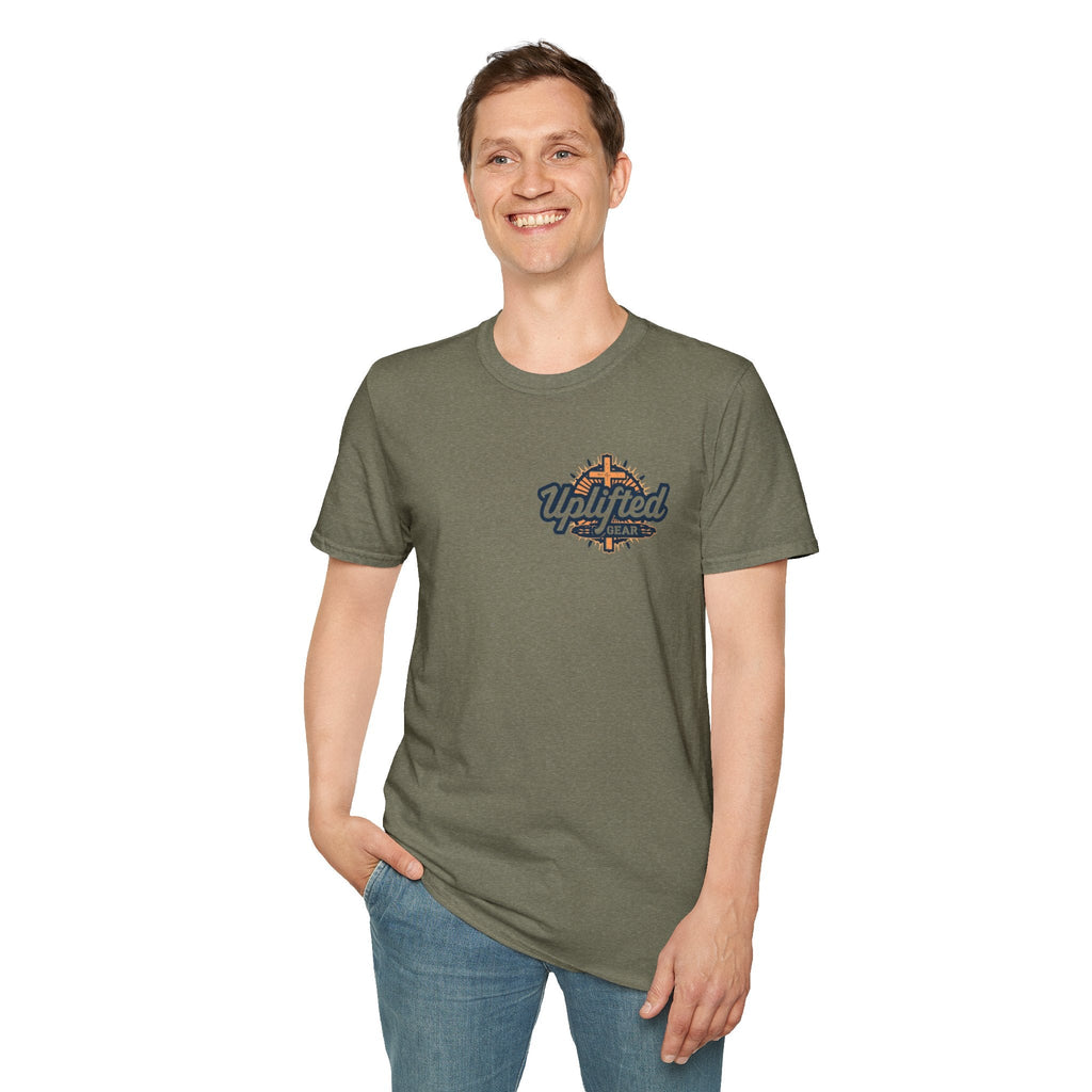 Religious Graphic Tee with Armor Of God Design - Unisex Softstyle T-Shirt Printify