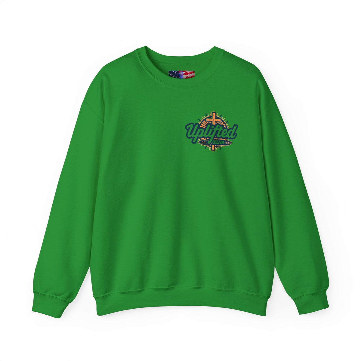 Trust in The Lord Proverbs 3:5-6 Biblical Design Crewneck Sweatshirt Printify