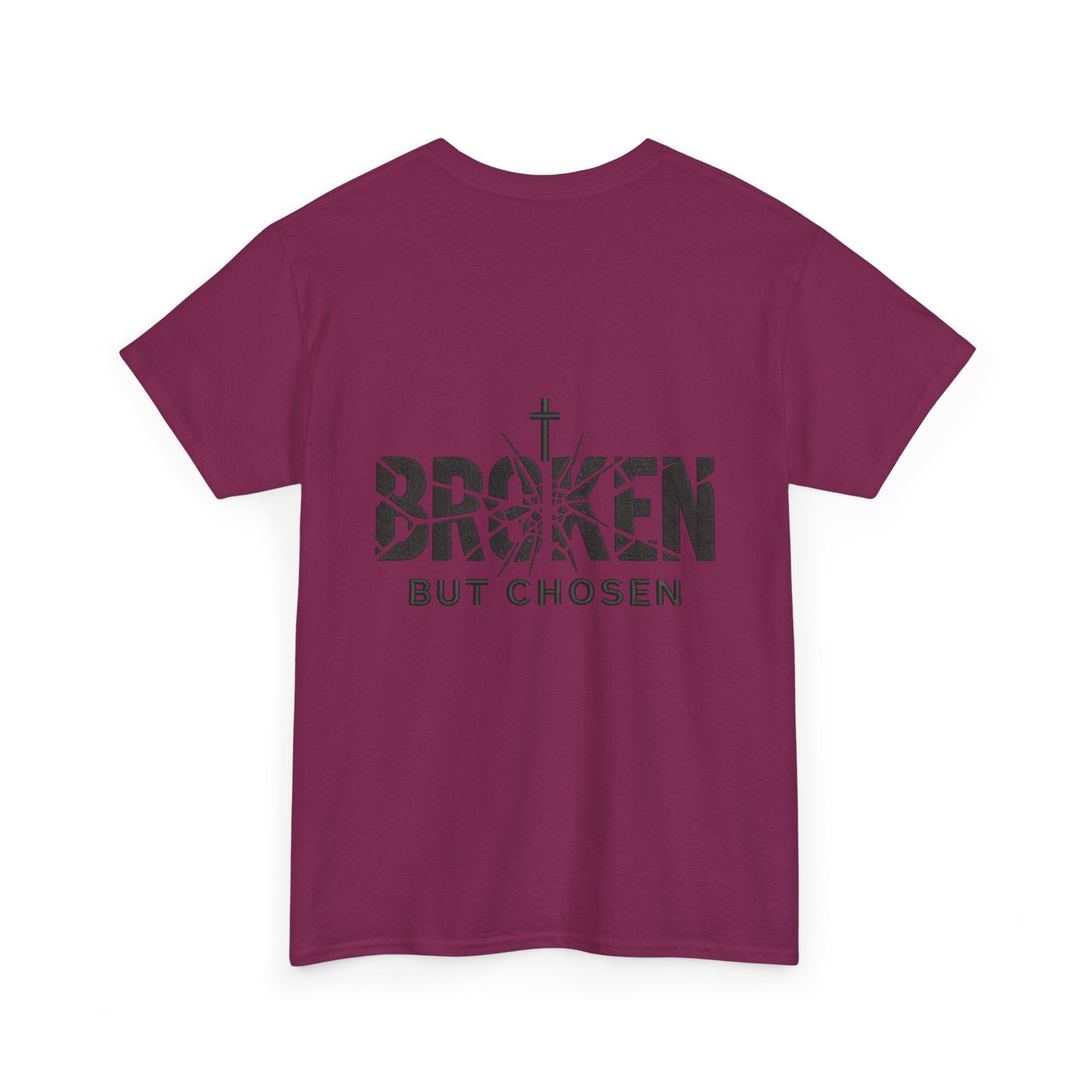 Broken But Chosen T-Shirt — Inspirational Faith Graphic Tee Printify