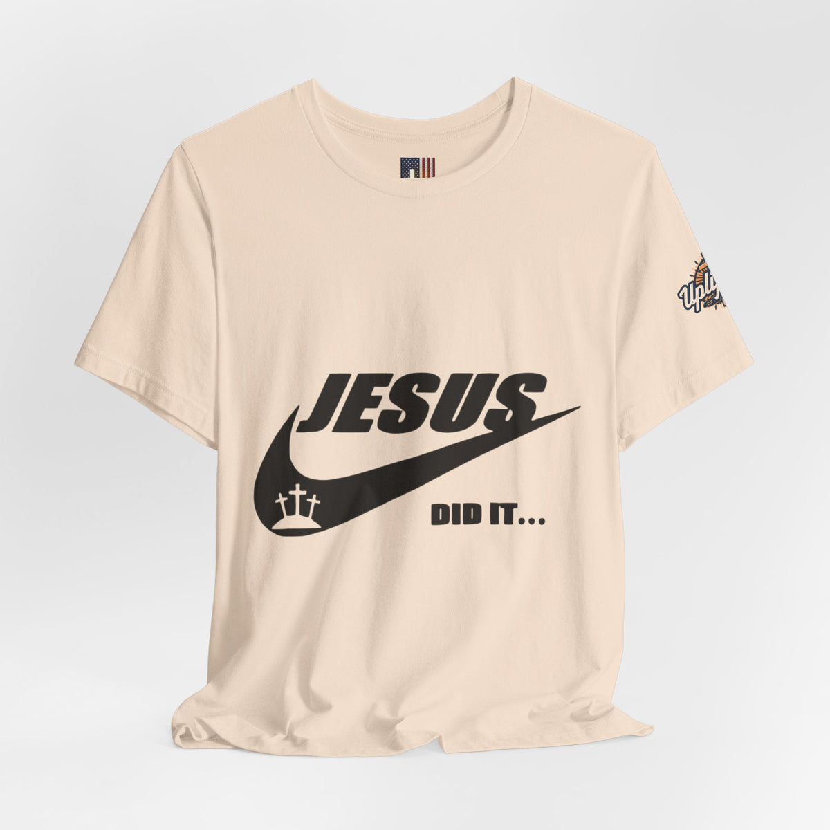 Jesus Did It T-shirt - Funny Christian Parody T-shirt - Faith & Victory Apparel Printify