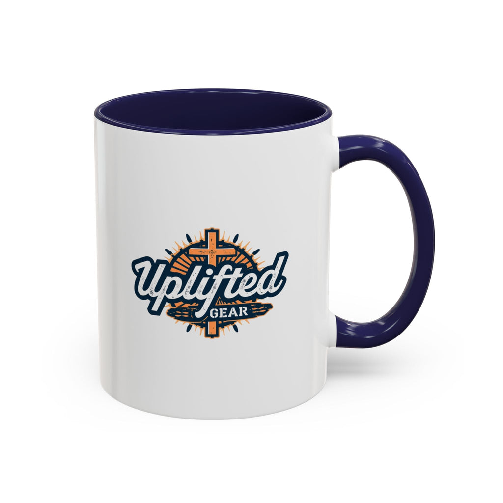 Funny Christian Coffee Mug — “Give God Control, HE Delivers” Accent Mug (11/15oz) Printify