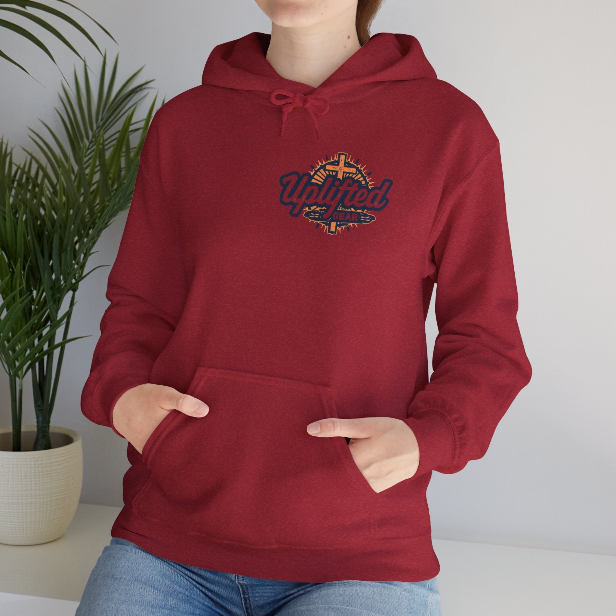 Bible Verse Unisex Heavy Blend™ Hooded Sweatshirt - Isaiah 41 : 10 Printify