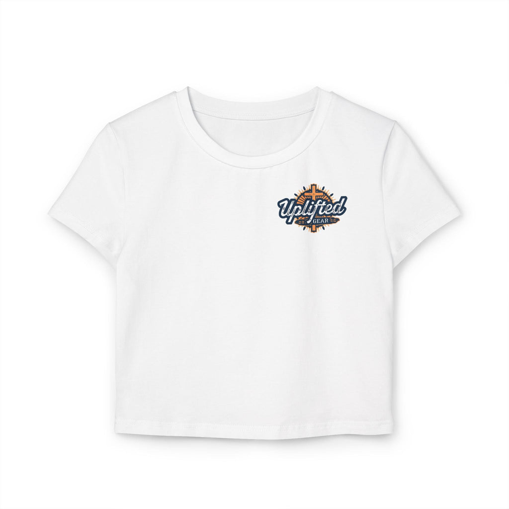 Women's Baby Tee - Isaiah 41:10 Bible Verse Religious Design Printify