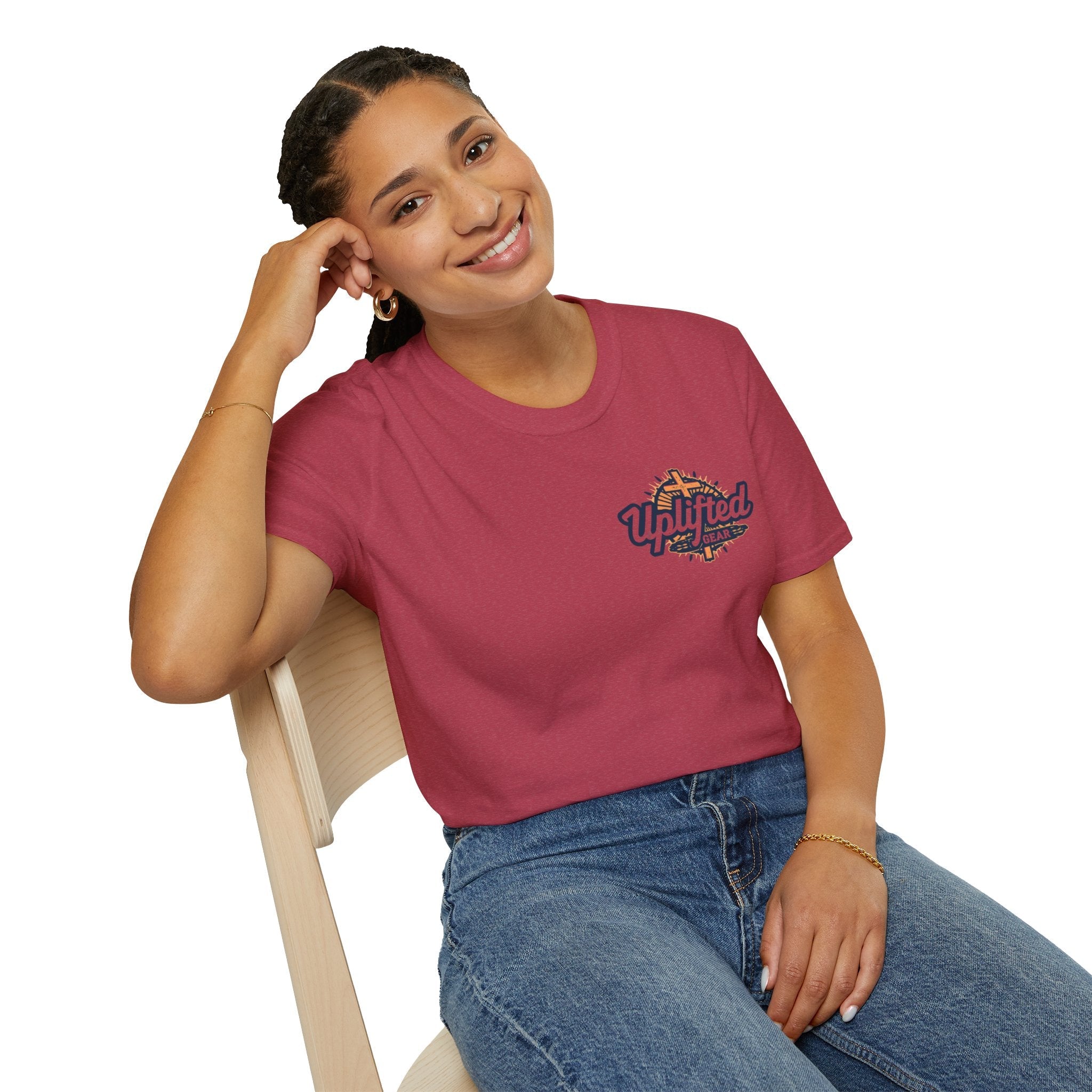 Trust in The Lord Proverbs 3:5-6 Biblical Design Unisex Softstyle T-Shirt Printify