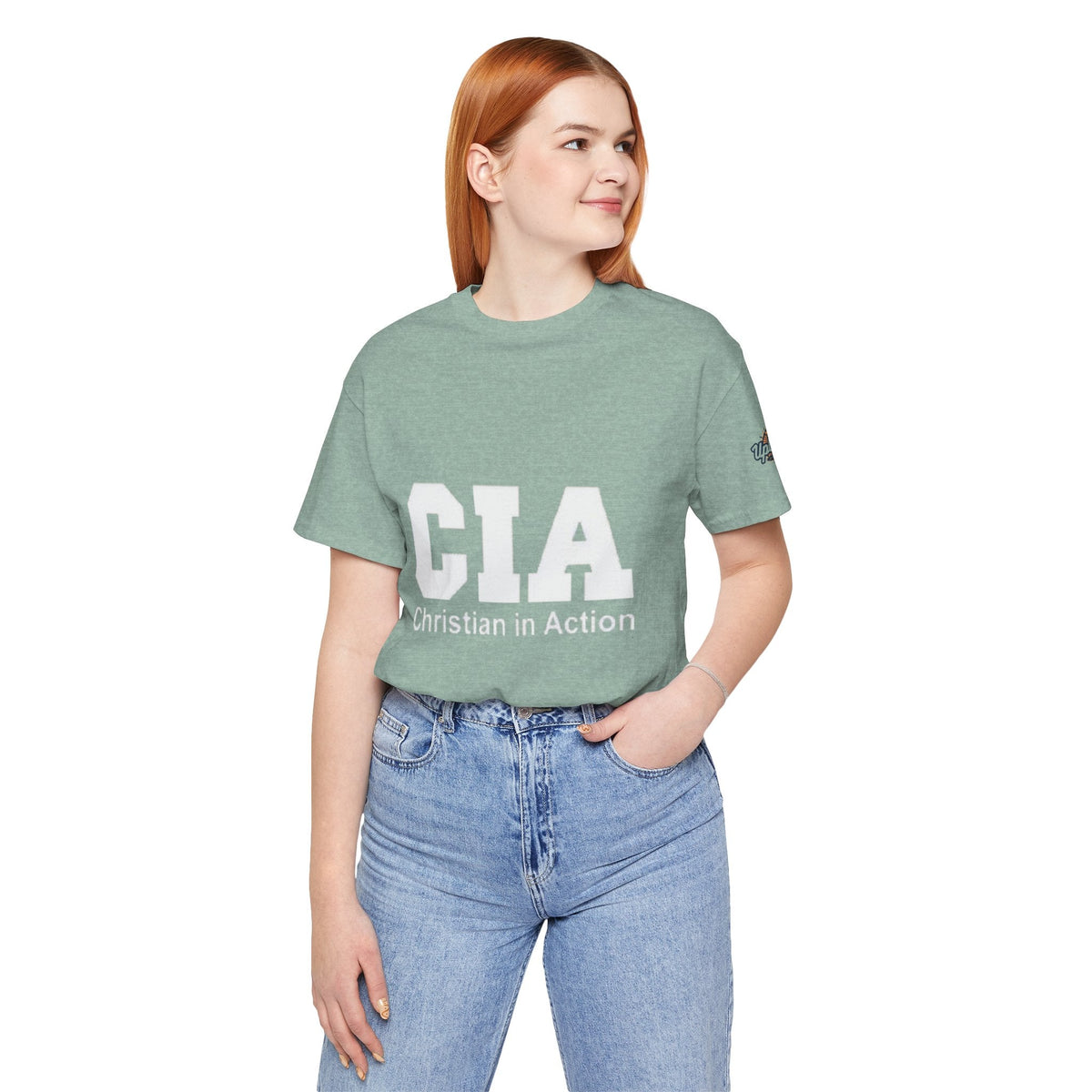 CIA Christian in Action T-shirt - Funny Faith Parody T-shirt - Mission Ready Apparel Printify