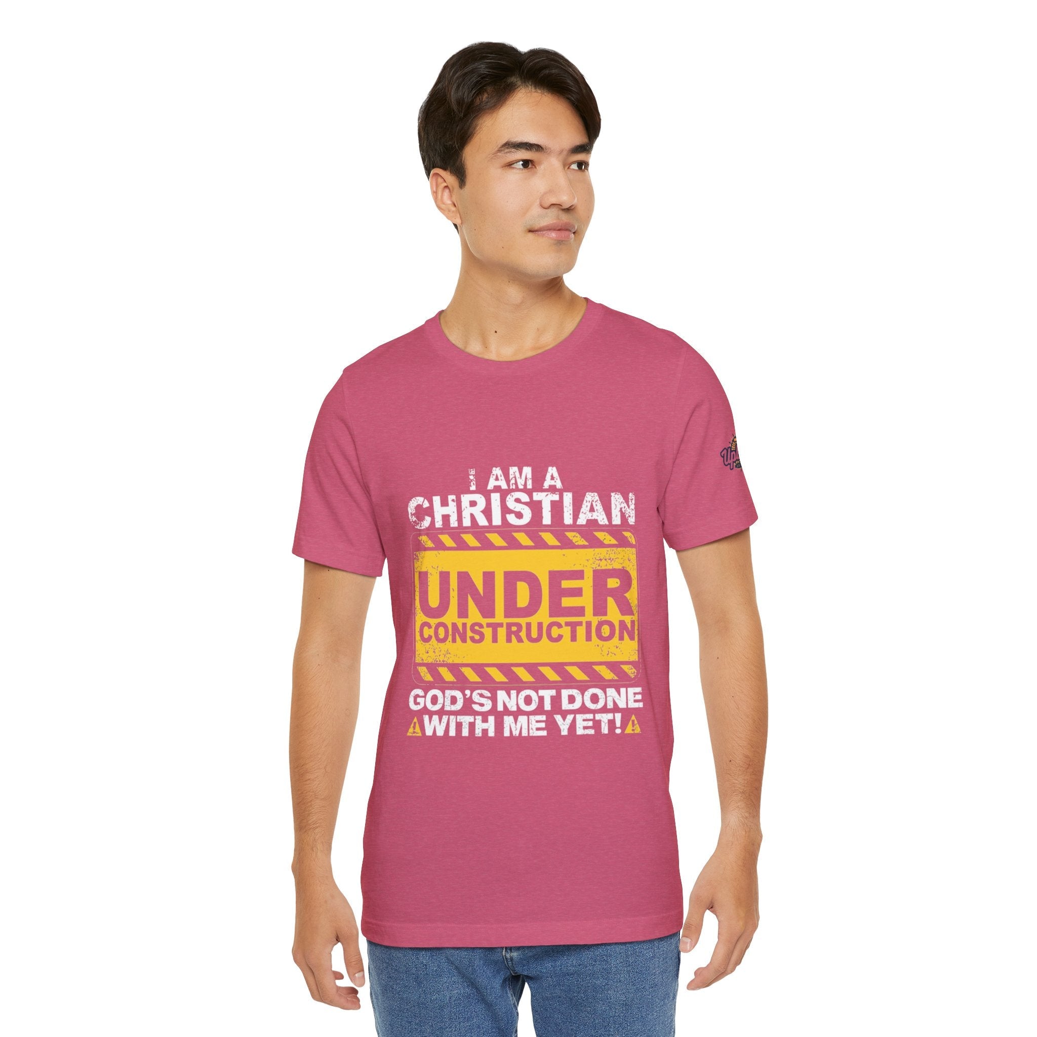 Christian Under Construction T-shirt | God Is Not Done With Me Yet T-shirt Printify