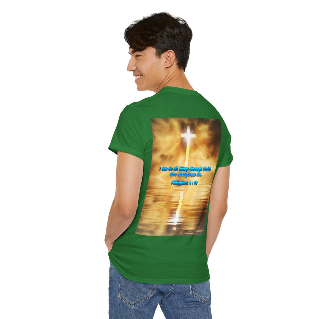 Bible Verse Unisex Tee - Philippians 4 : 13 Printify