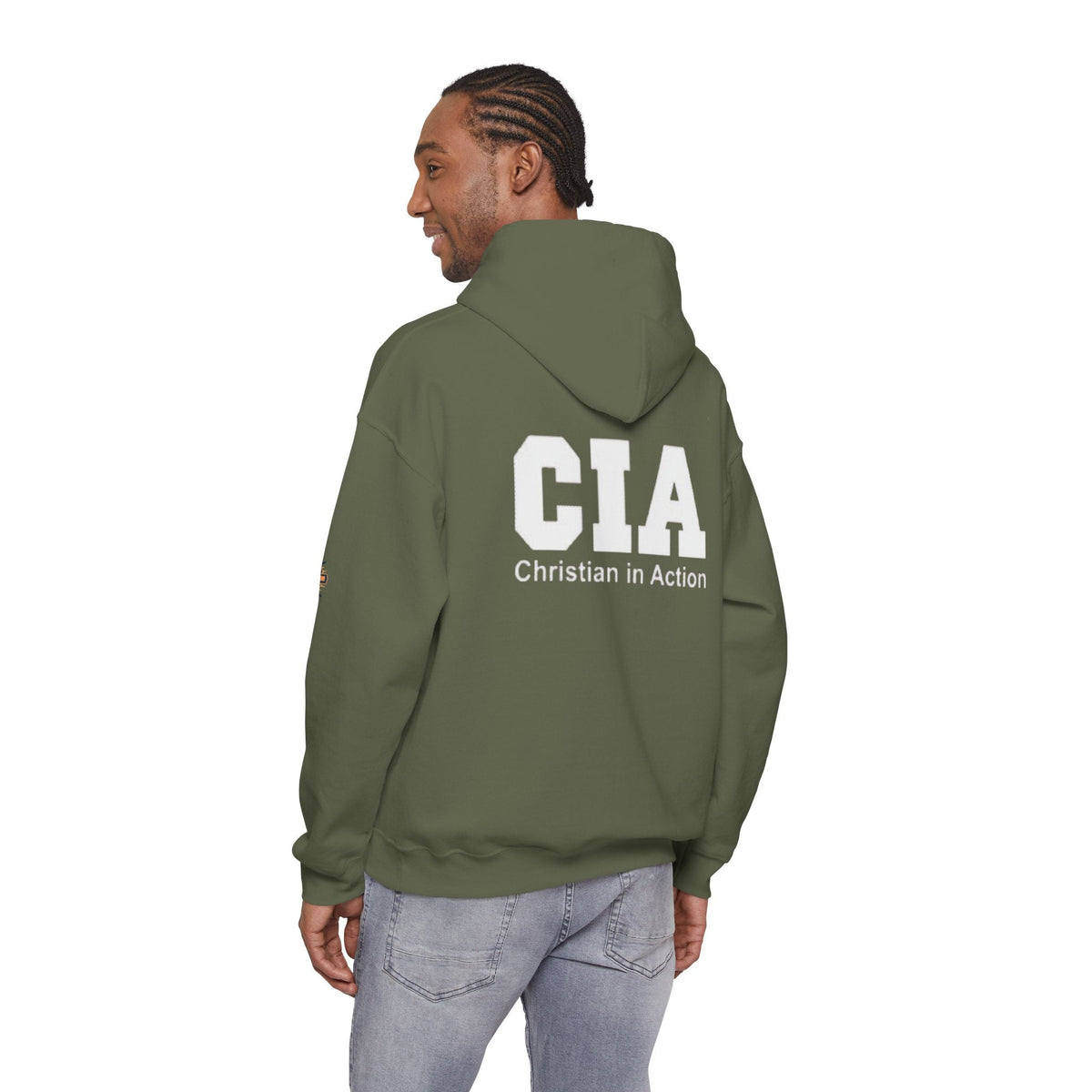 CIA Christian in Action Hoodie - Funny Faith Parody Hoodie - Mission Ready Apparel Printify