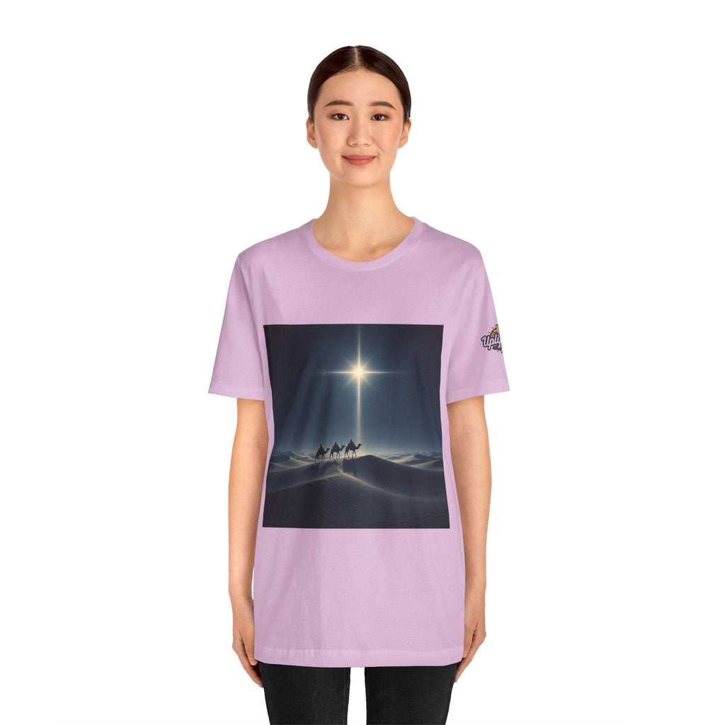 3 Wise Men T-shirt – Magi Camels Nativity Journey Christian Christmas T-shirt for Epiphany Faith & Holy Night Printify