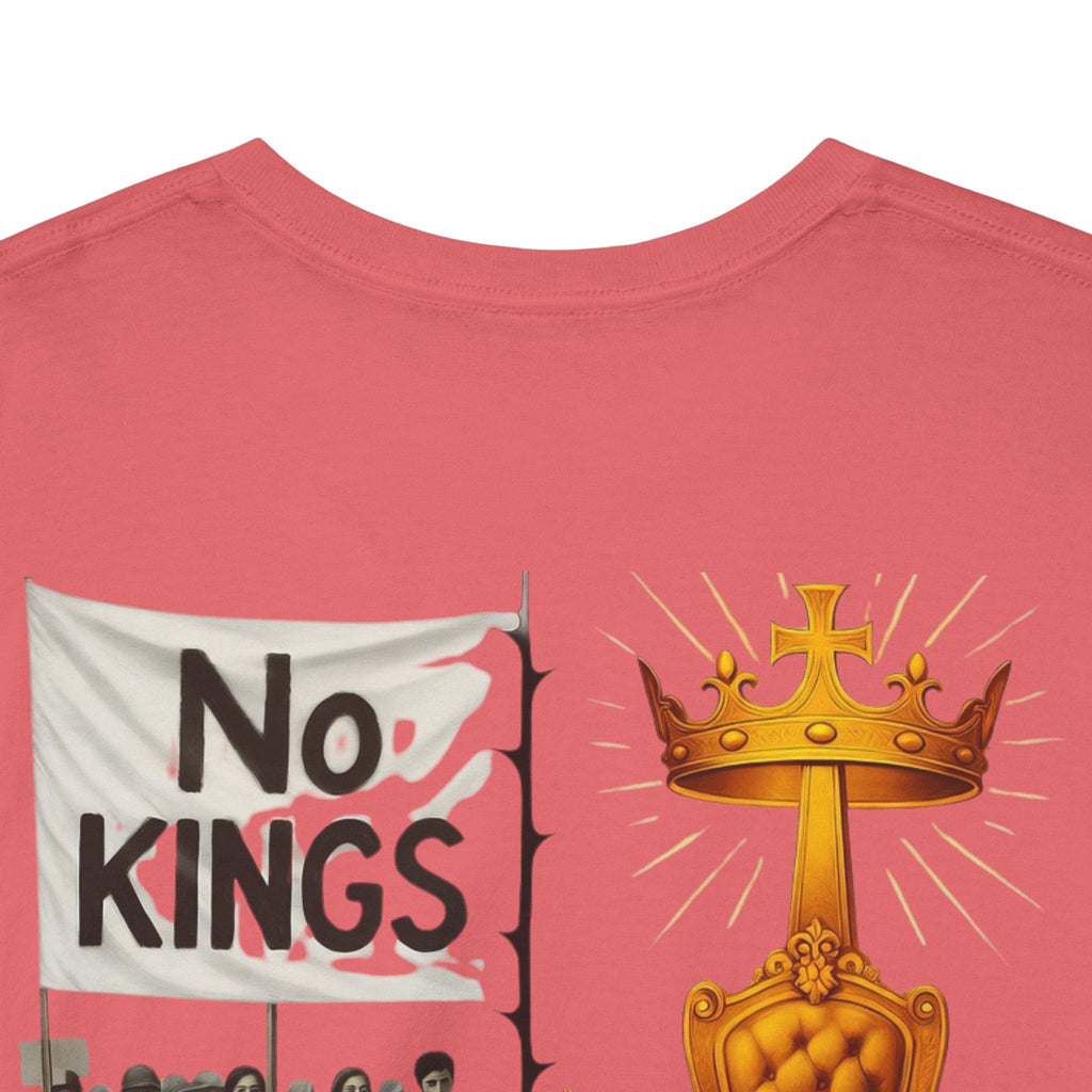 No Kings? Christ is King T-Shirt – Bold Christian Faith Tee for Devoted Believers Printify