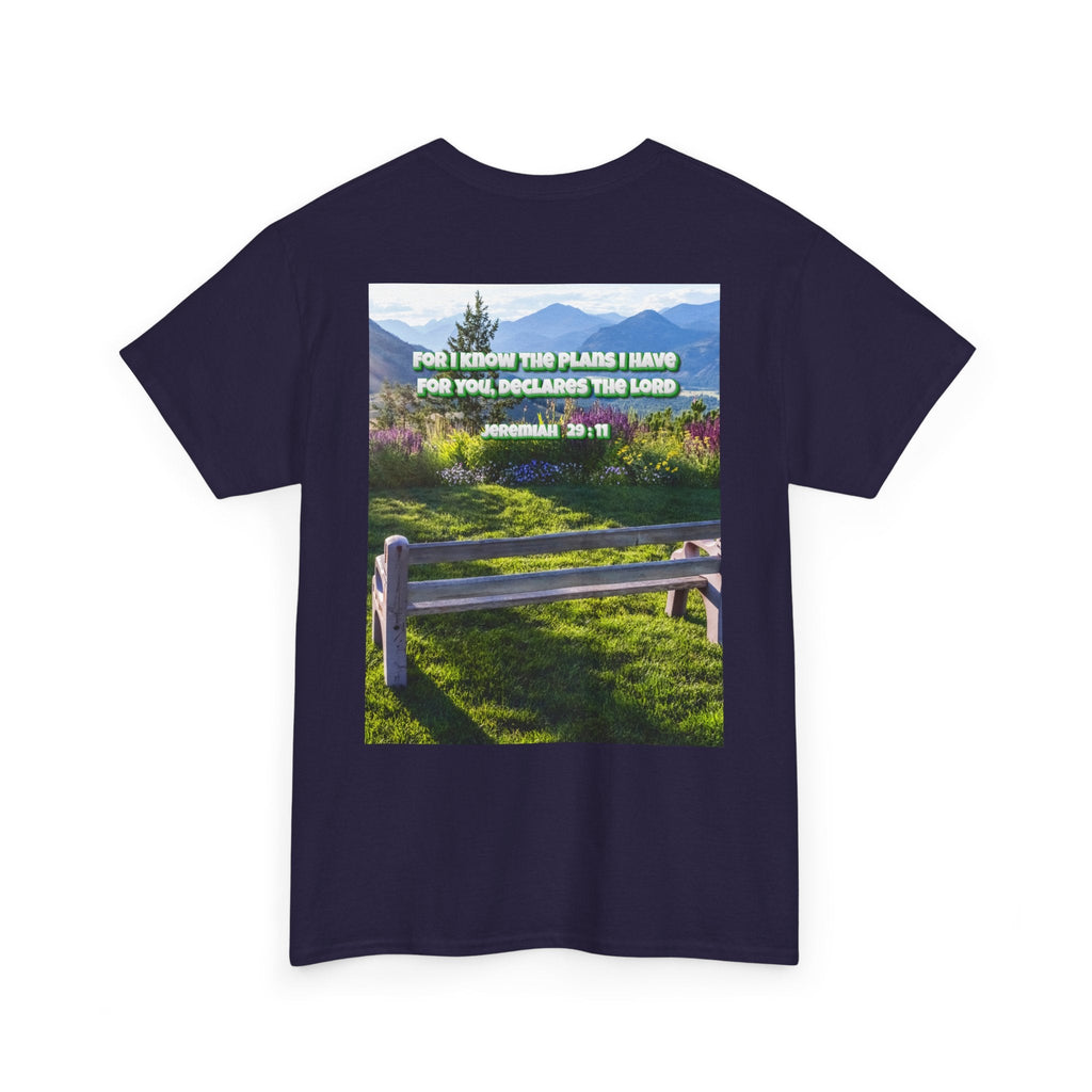 Bible Verse Unisex Tee -  Jeremiah 29 : 11 Printify