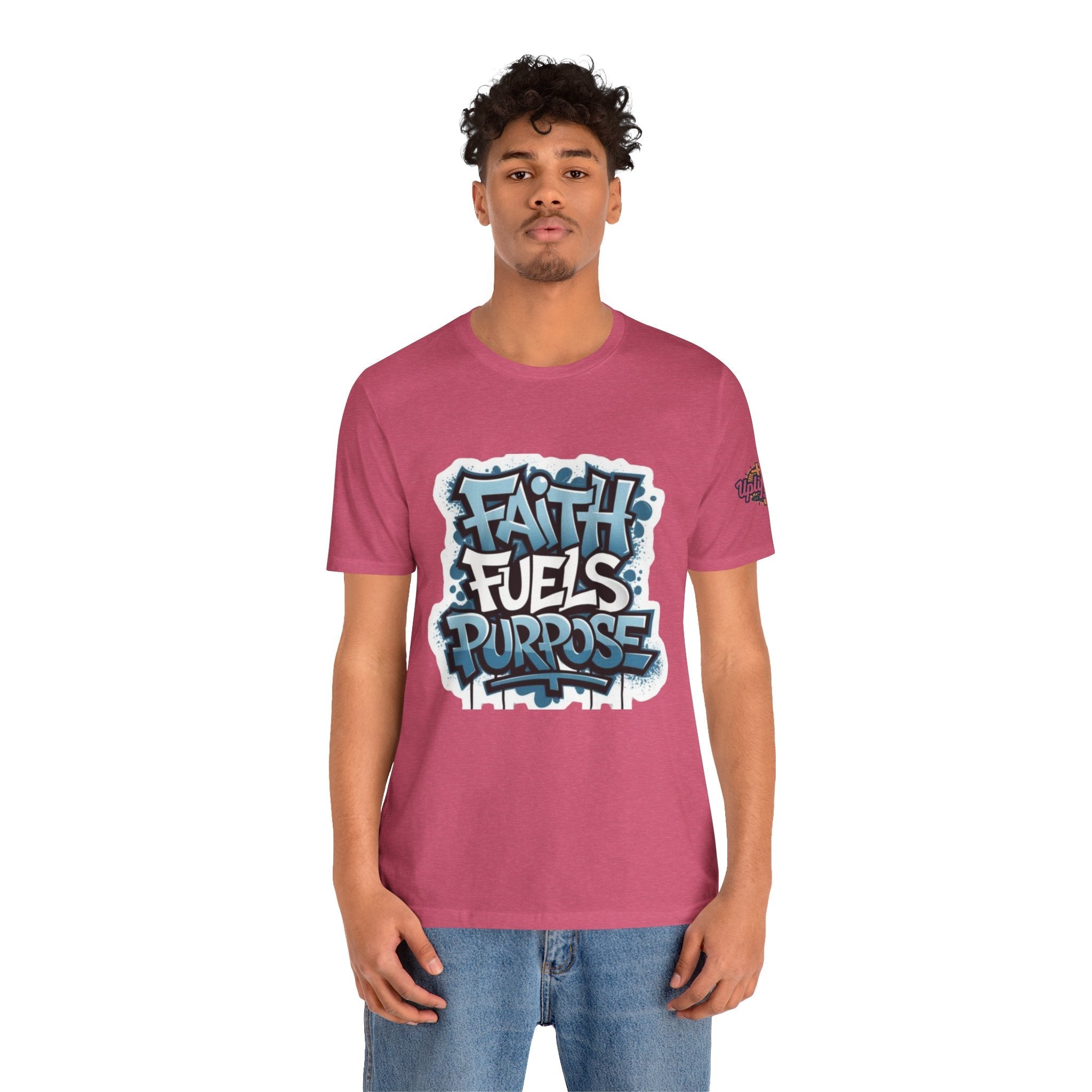 Faith Fuels Purpose T-shirt – Inspirational Christian T-shirt for Divine Drive & Unstoppable Belief Printify