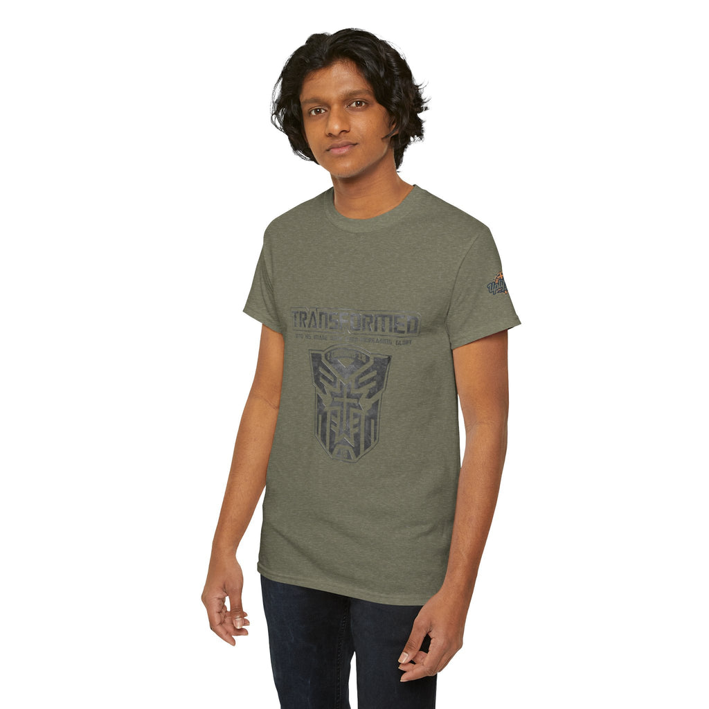 Transformer Logo Christian T-shirt | 2 Corinthians 3:18 Bible Verse T-shirt Printify