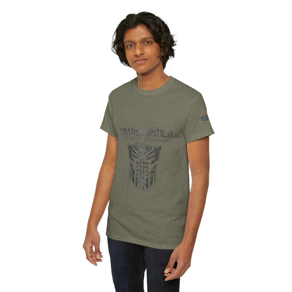 Transformer Logo Christian T-shirt | 2 Corinthians 3:18 Bible Verse T-shirt Printify