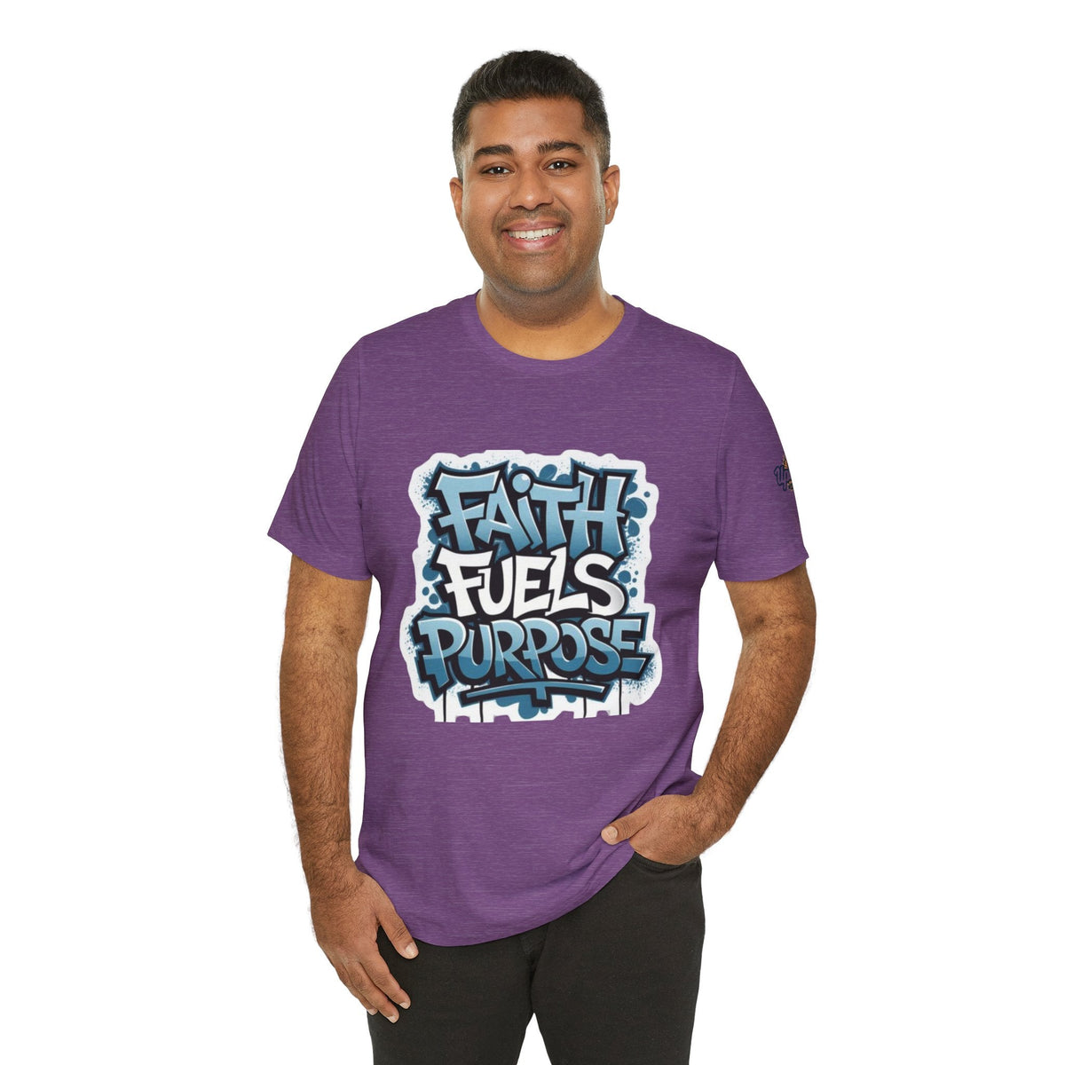 Faith Fuels Purpose T-shirt – Inspirational Christian T-shirt for Divine Drive & Unstoppable Belief Printify
