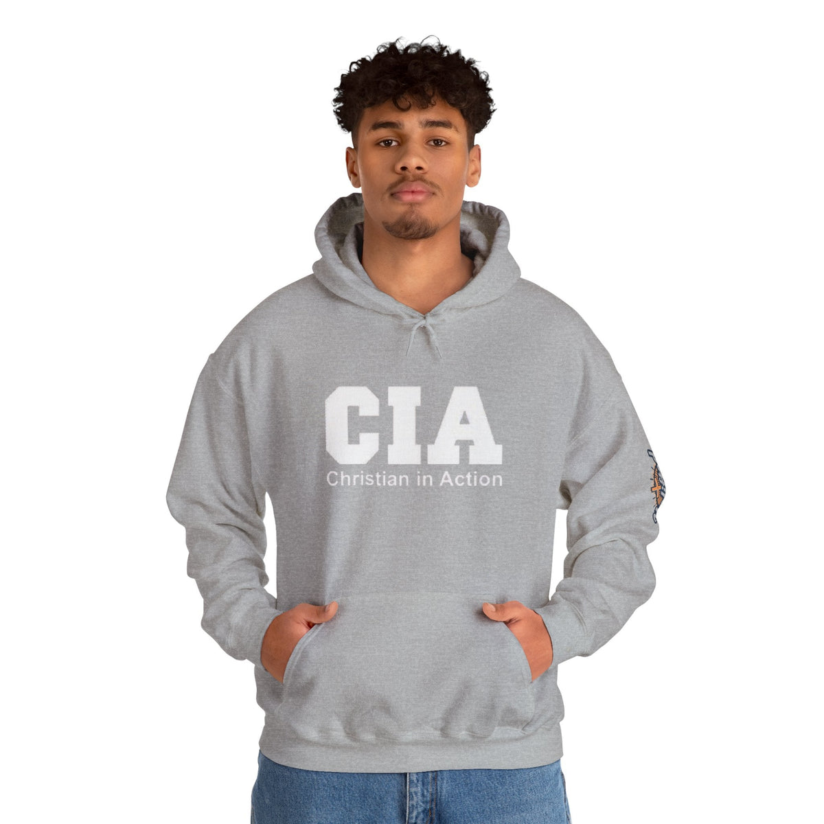 CIA Christian in Action Hoodie - Funny Faith Parody Hoodie - Mission Ready Apparel Printify
