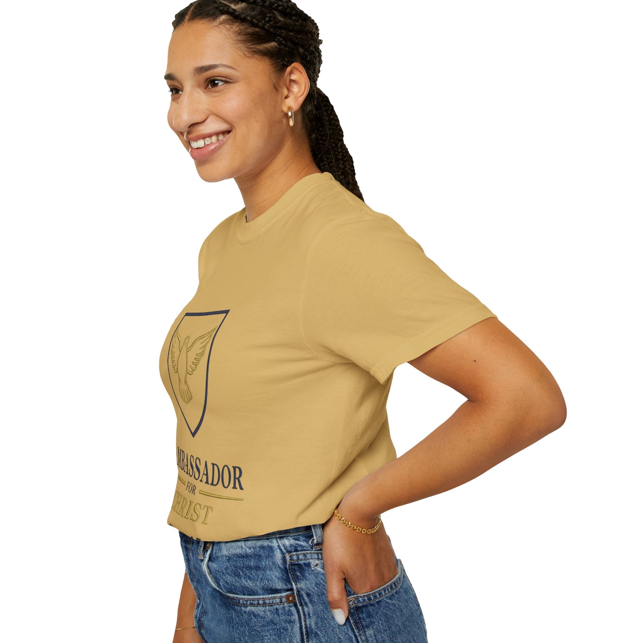 Ambassador for Christ T-Shirt – Established 33 AD Christian Tee for Bold Faith Printify