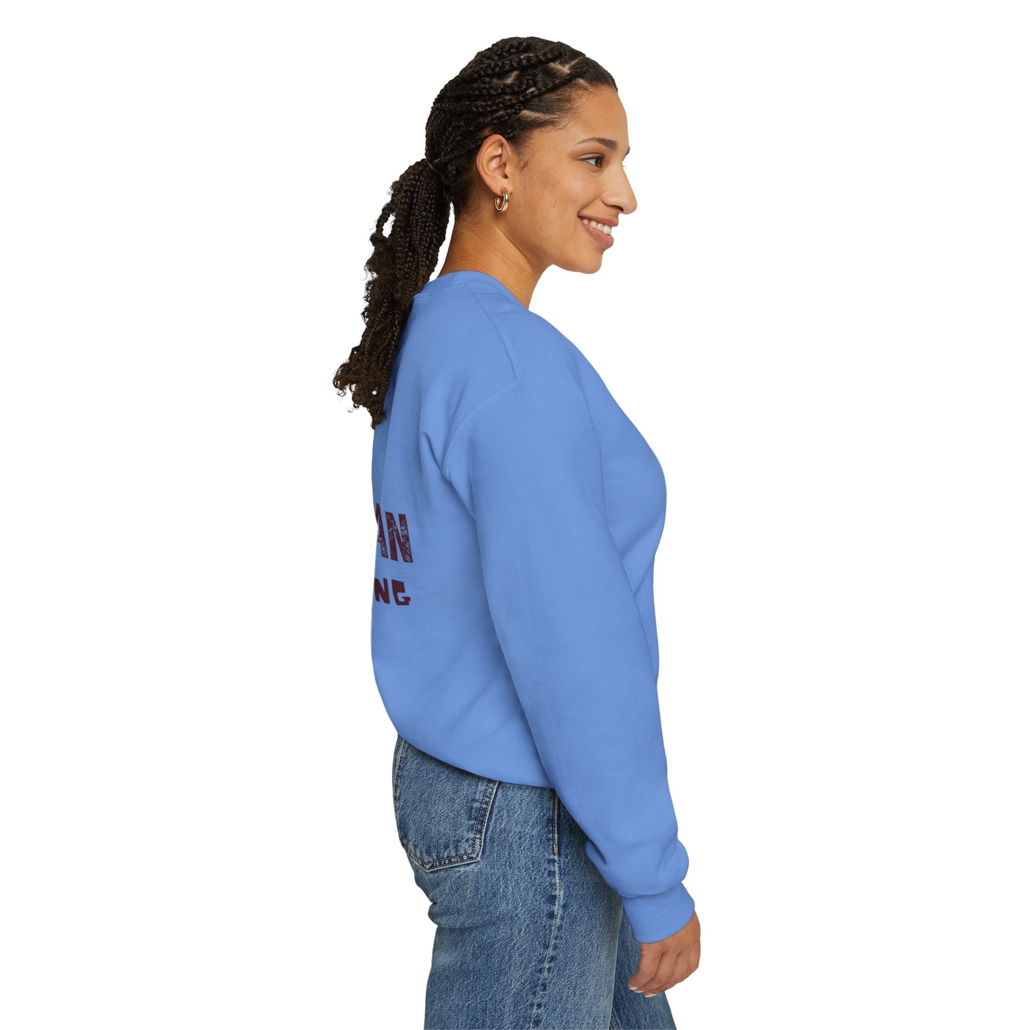 Theologian in Training Sweatshirt – Open Bible & Cross Christian Sweatshirt for Faithful Growth Printify