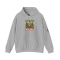 🎄 Not Today, Grinch – Jesus Saves | Funny Christian Christmas Hoodie | Sulking Grinch & Glowing Cross | Bold Neon Faith Tee by Uplifted Gear Printify