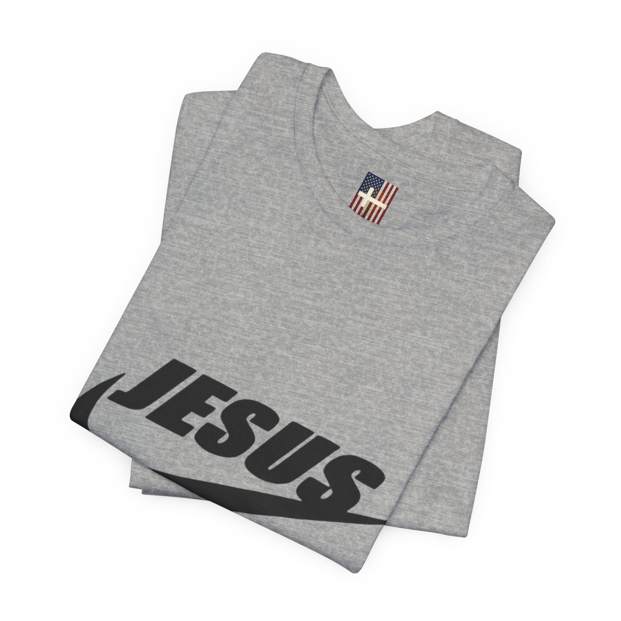 Jesus Did It T-shirt - Funny Christian Parody T-shirt - Faith & Victory Apparel Printify