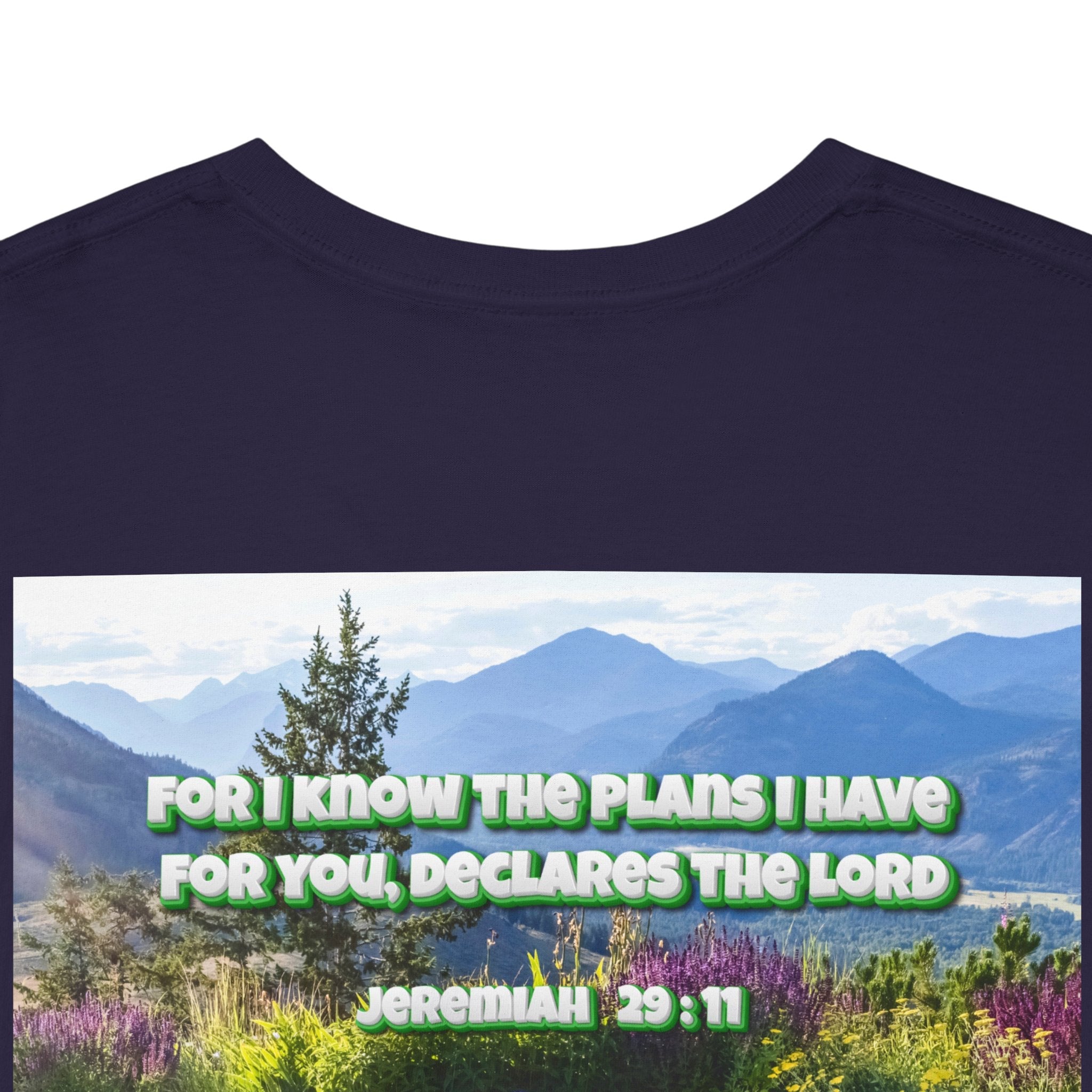 Bible Verse Unisex Tee -  Jeremiah 29 : 11 Printify