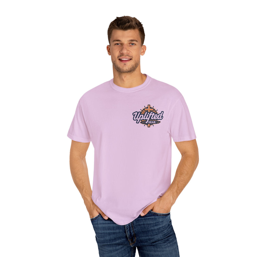 Trust in The Lord Proverbs 3:5-6 Biblical Design Unisex Garment-Dyed T-shirt Printify