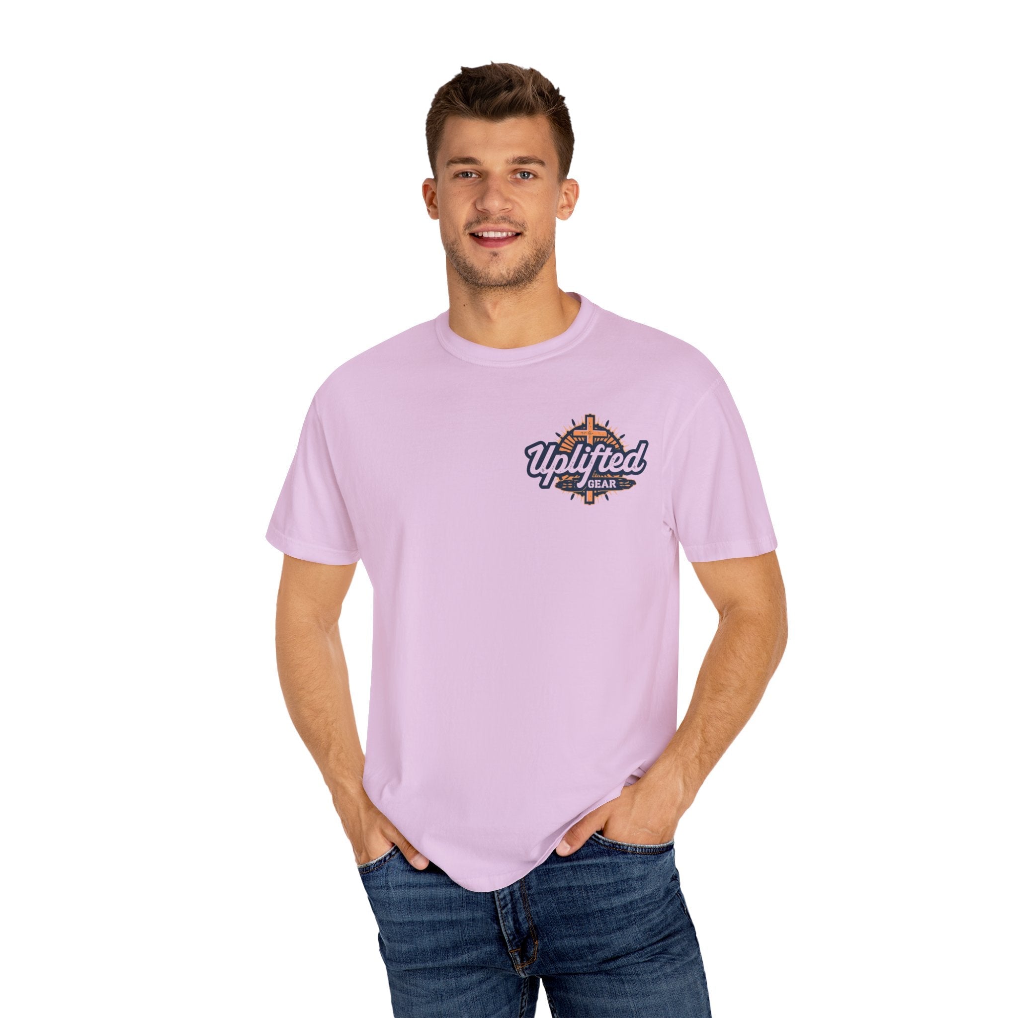 Trust in The Lord Proverbs 3:5-6 Biblical Design Unisex Garment-Dyed T-shirt Printify