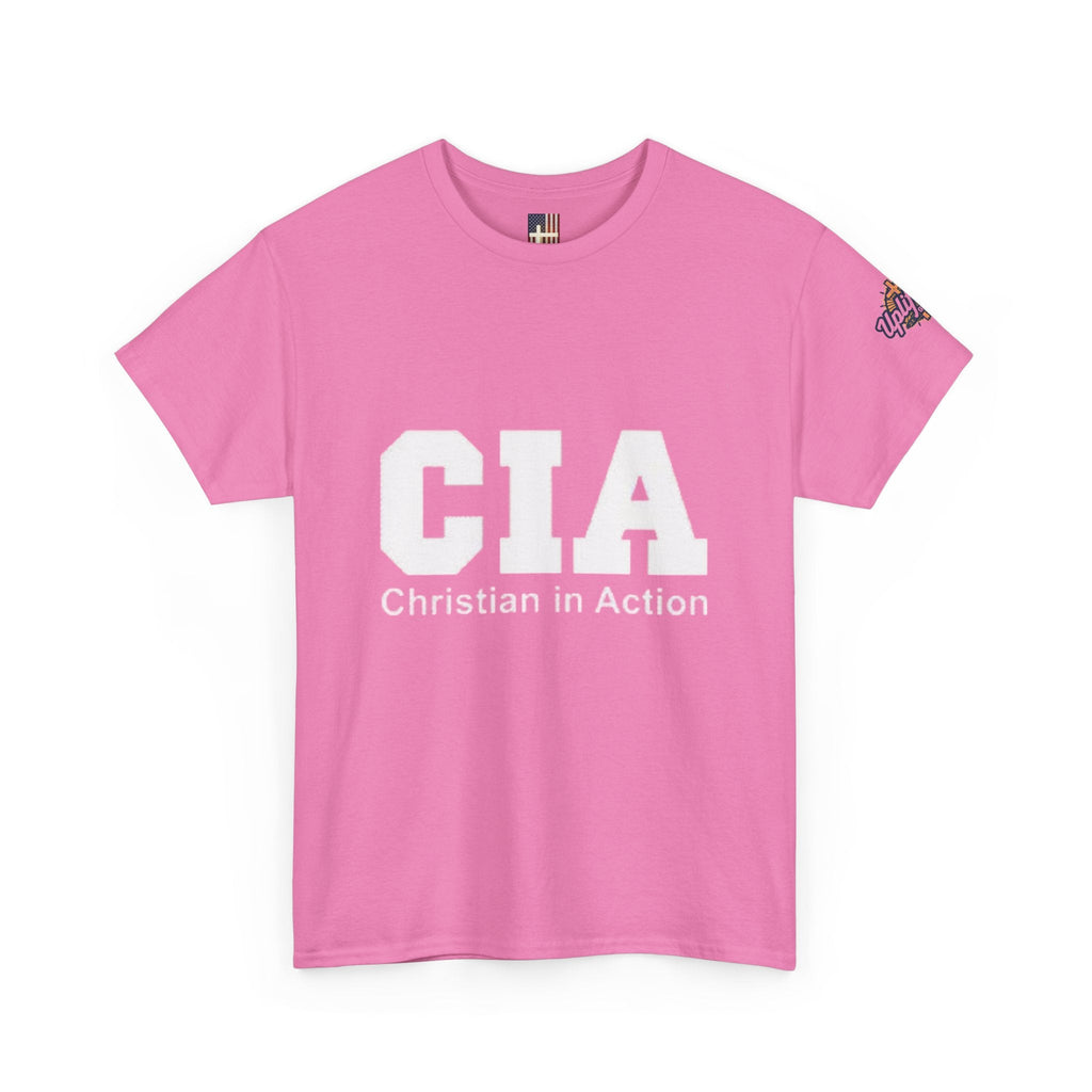CIA Christian in Action T-shirt - Funny Faith Parody T-shirt - Mission Ready Apparel Printify