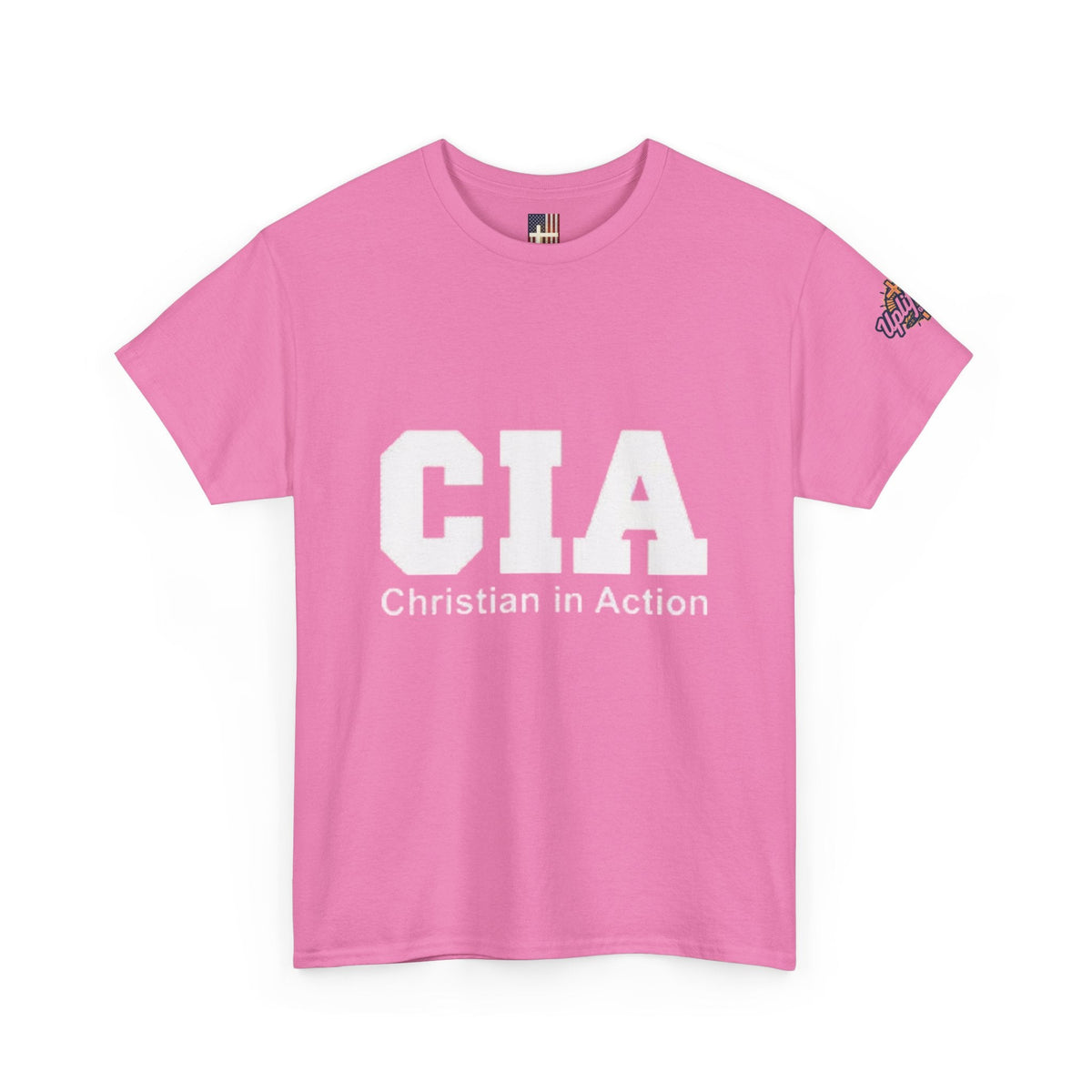 CIA Christian in Action T-shirt - Funny Faith Parody T-shirt - Mission Ready Apparel Printify