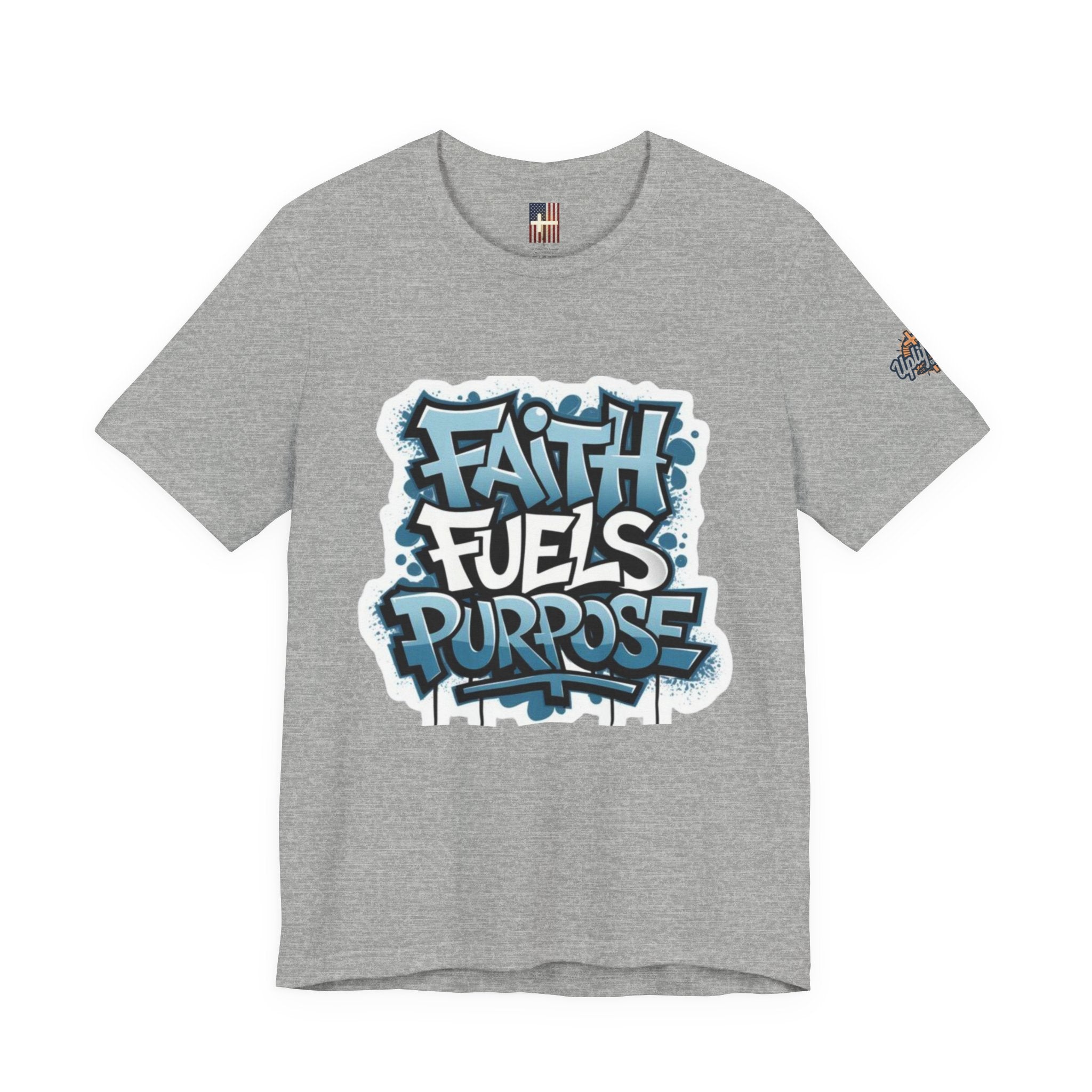 Faith Fuels Purpose T-shirt – Inspirational Christian T-shirt for Divine Drive & Unstoppable Belief Printify