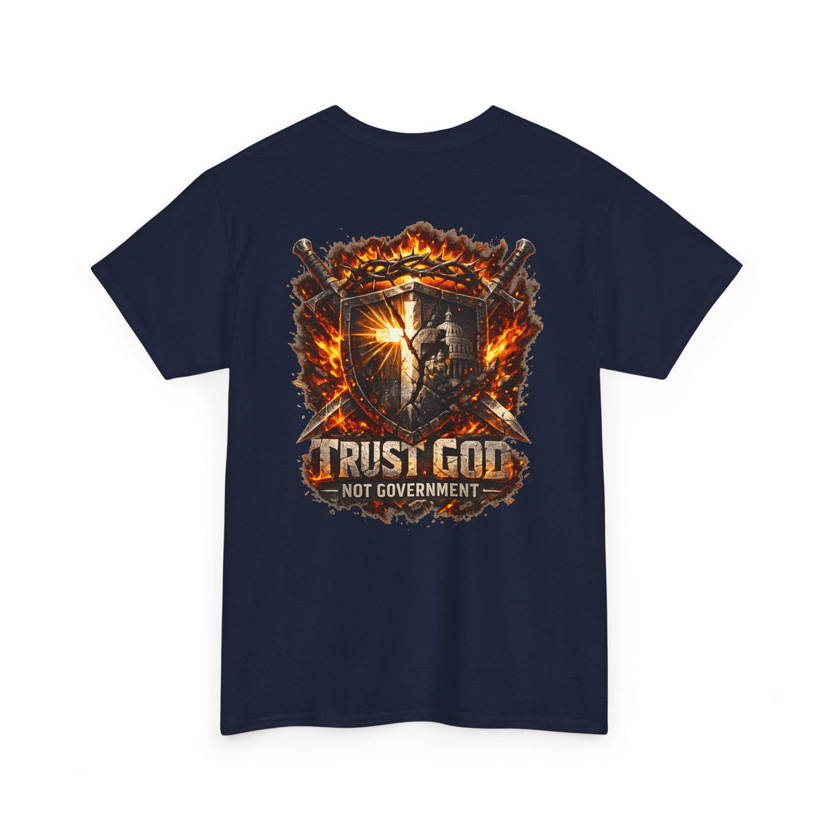 Faith & Freedom Tee — "Trust God Not Government" Patriotic Christian T-Shirt Printify