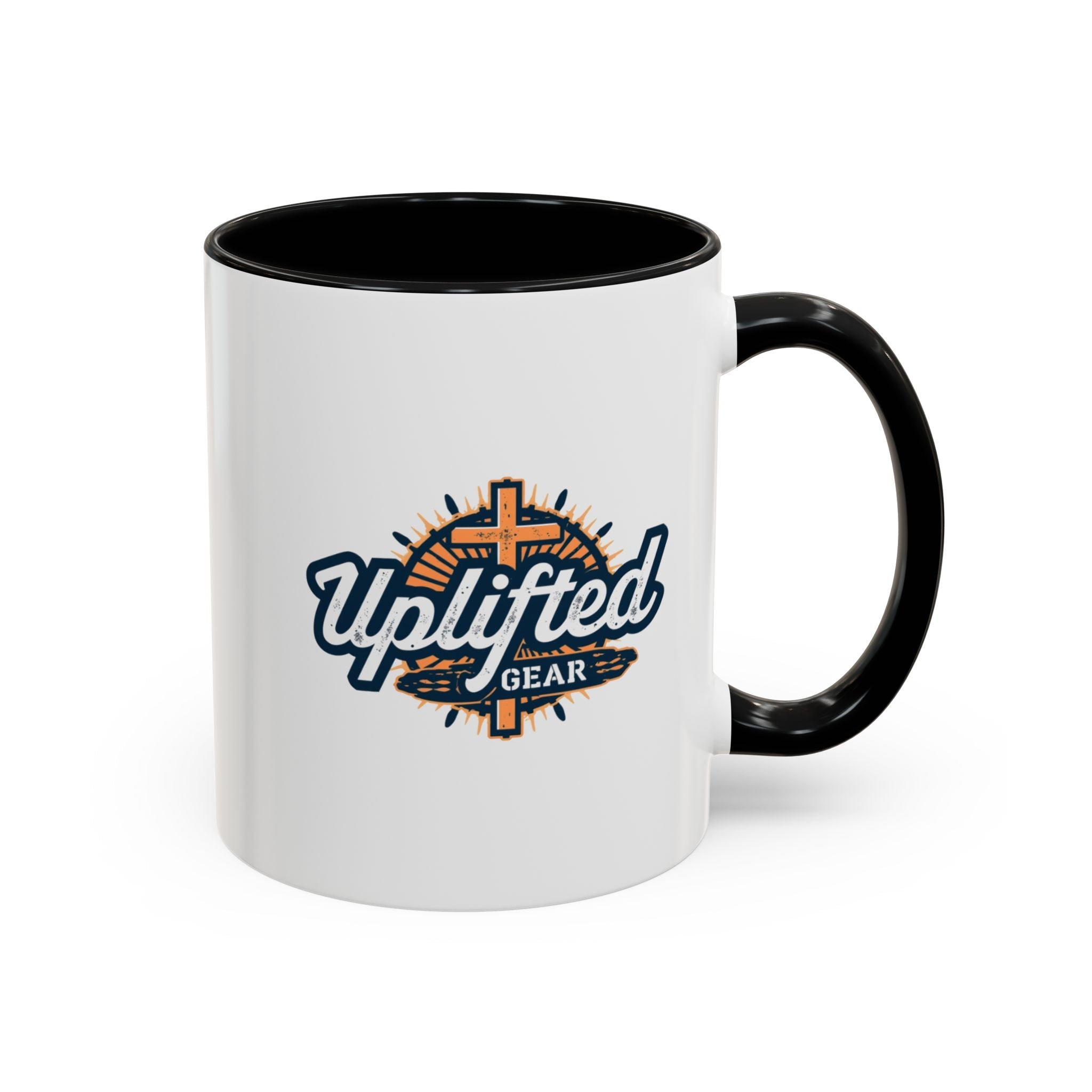 Christian Skull Coffee Mug — Crown of Thorns “Warrior Faith” (11/15 oz) Printify
