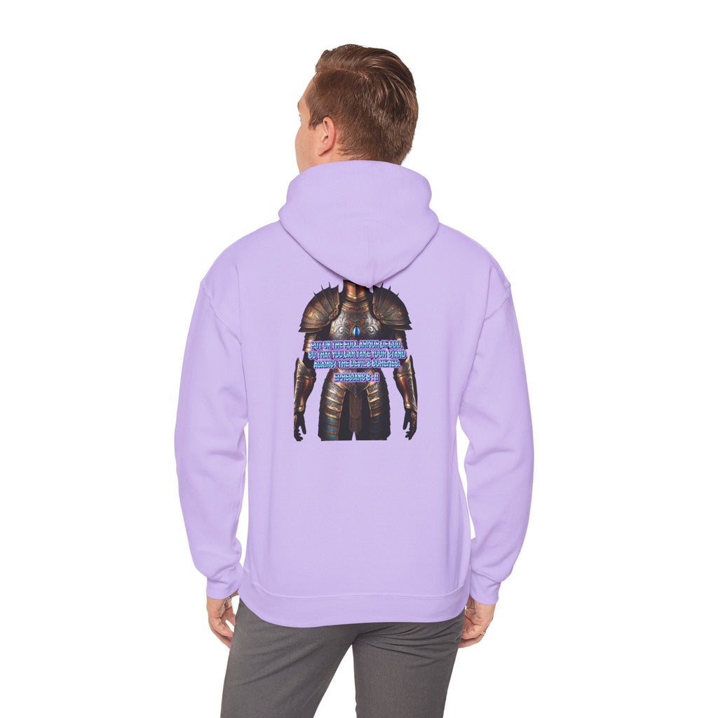 Religious Graphic Armor Of God Design - Unisex Heavy Blend™ Hooded Sweatshirt Printify