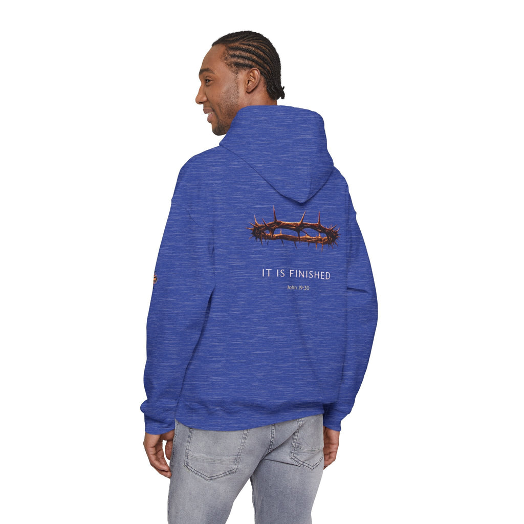 It Is Finished Crown of Thorns Hoodie — Christian John 19:30 Faith Hoodie Printify