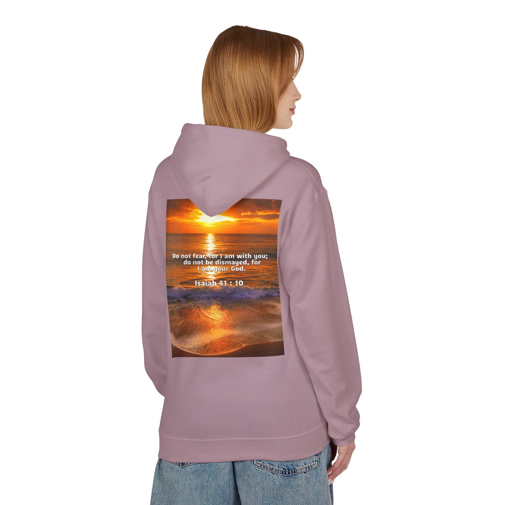 Hoodie - Isaiah 41:10 Bible Verse Religious Design Printify