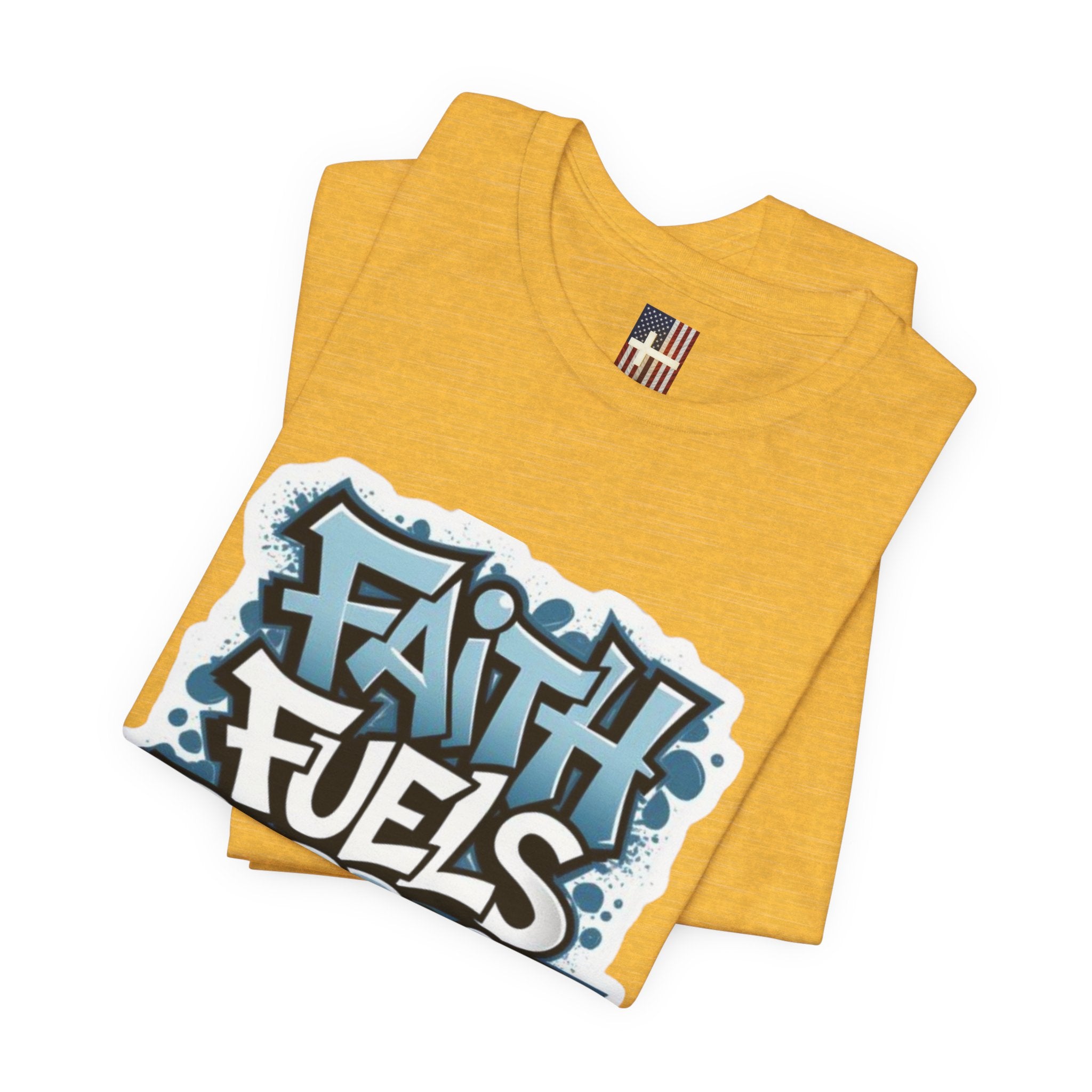 Faith Fuels Purpose T-shirt – Inspirational Christian T-shirt for Divine Drive & Unstoppable Belief Printify