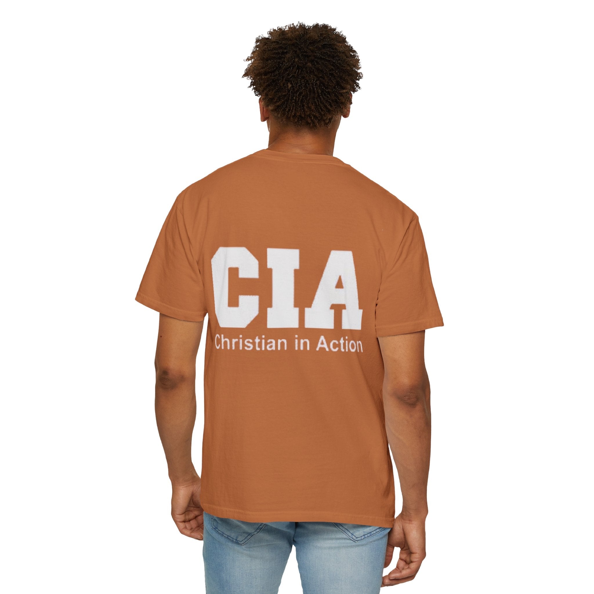 CIA Christian in Action T-shirt - Funny Faith Parody T-shirt - Mission Ready Apparel Printify