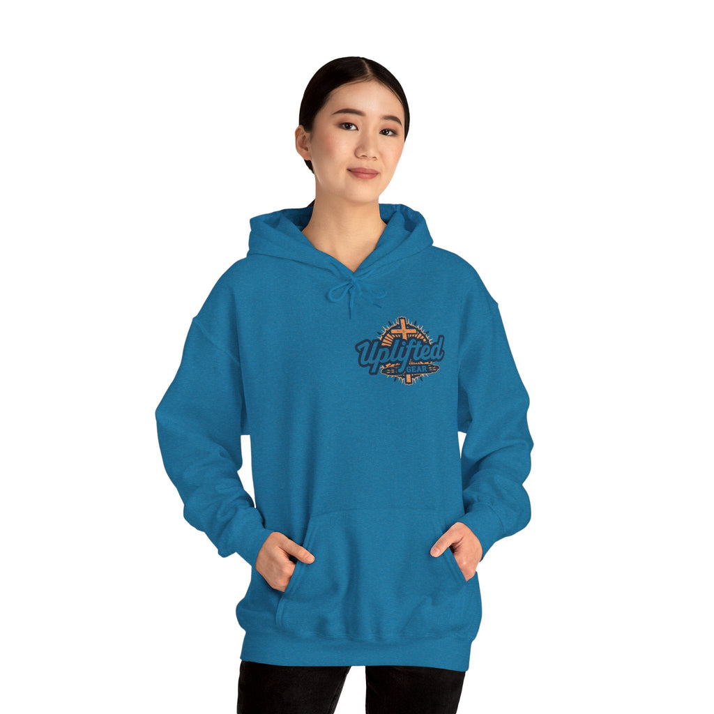 There Are Only 2 Genders Hoodie – Adam & Eve Cross Christian Hoodie for Bold Truth Printify