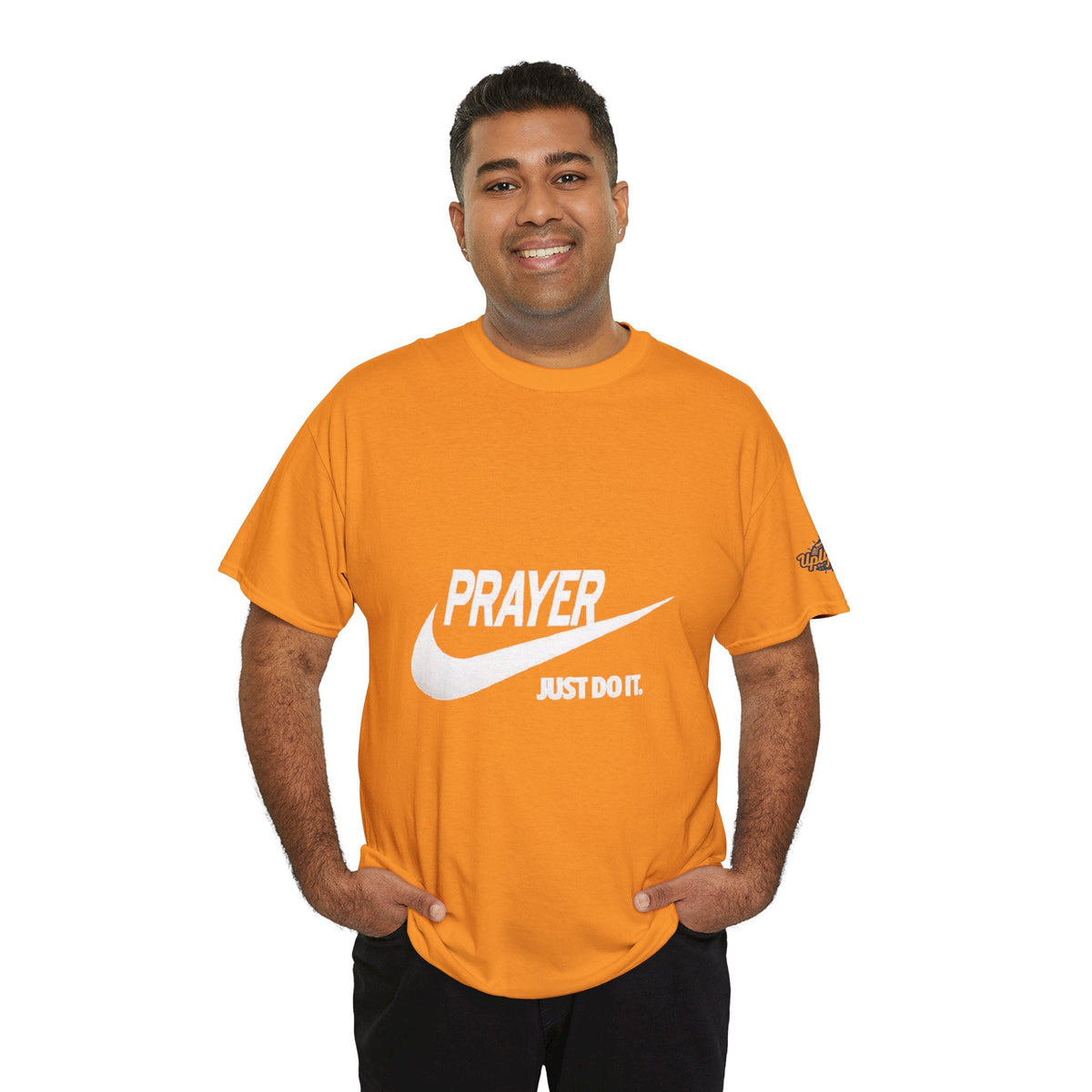 Prayer Just Do It T-shirt - Funny Christian Nike Parody T-shirt - Faith Gear Printify