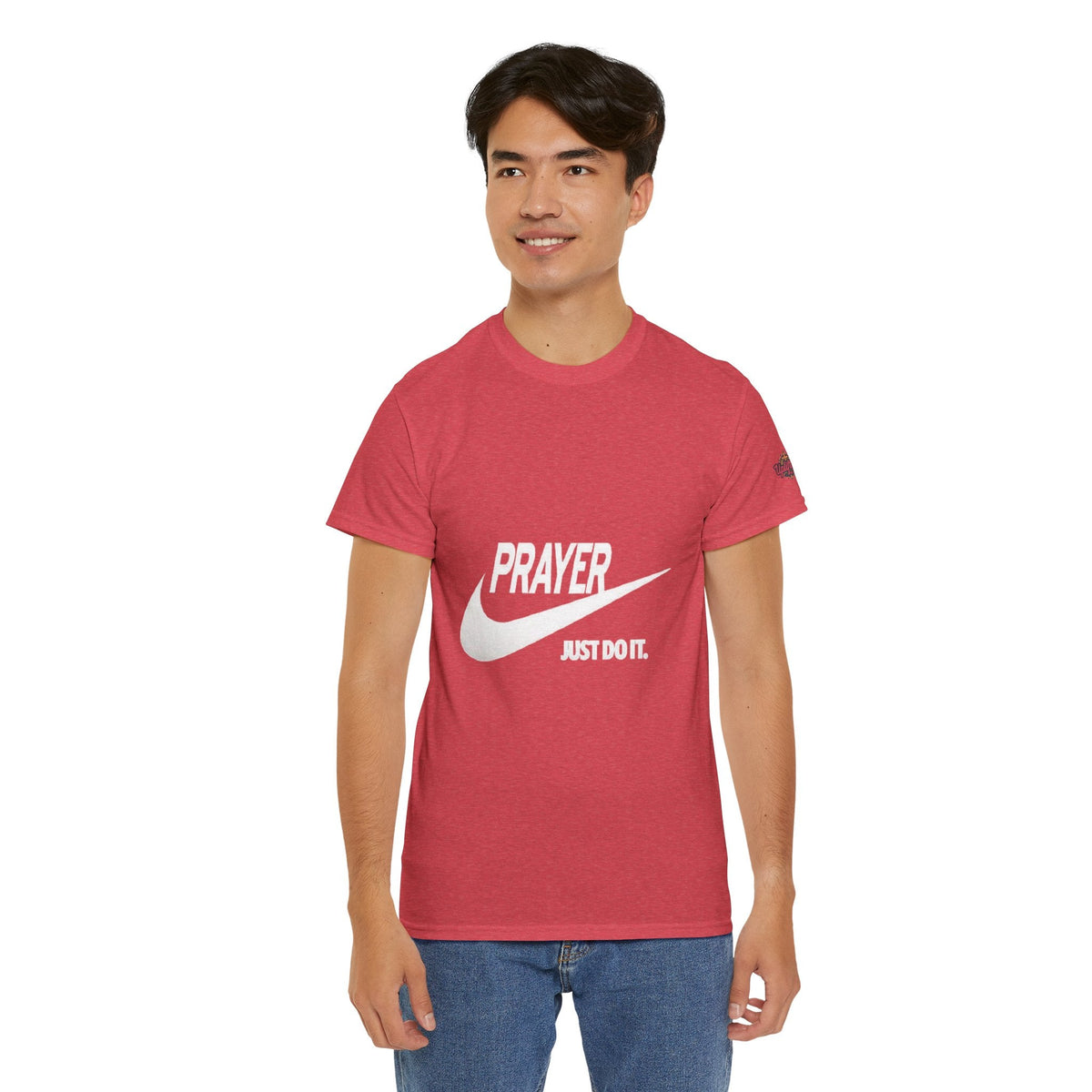 Prayer Just Do It T-shirt - Funny Christian Nike Parody T-shirt - Faith Gear Printify