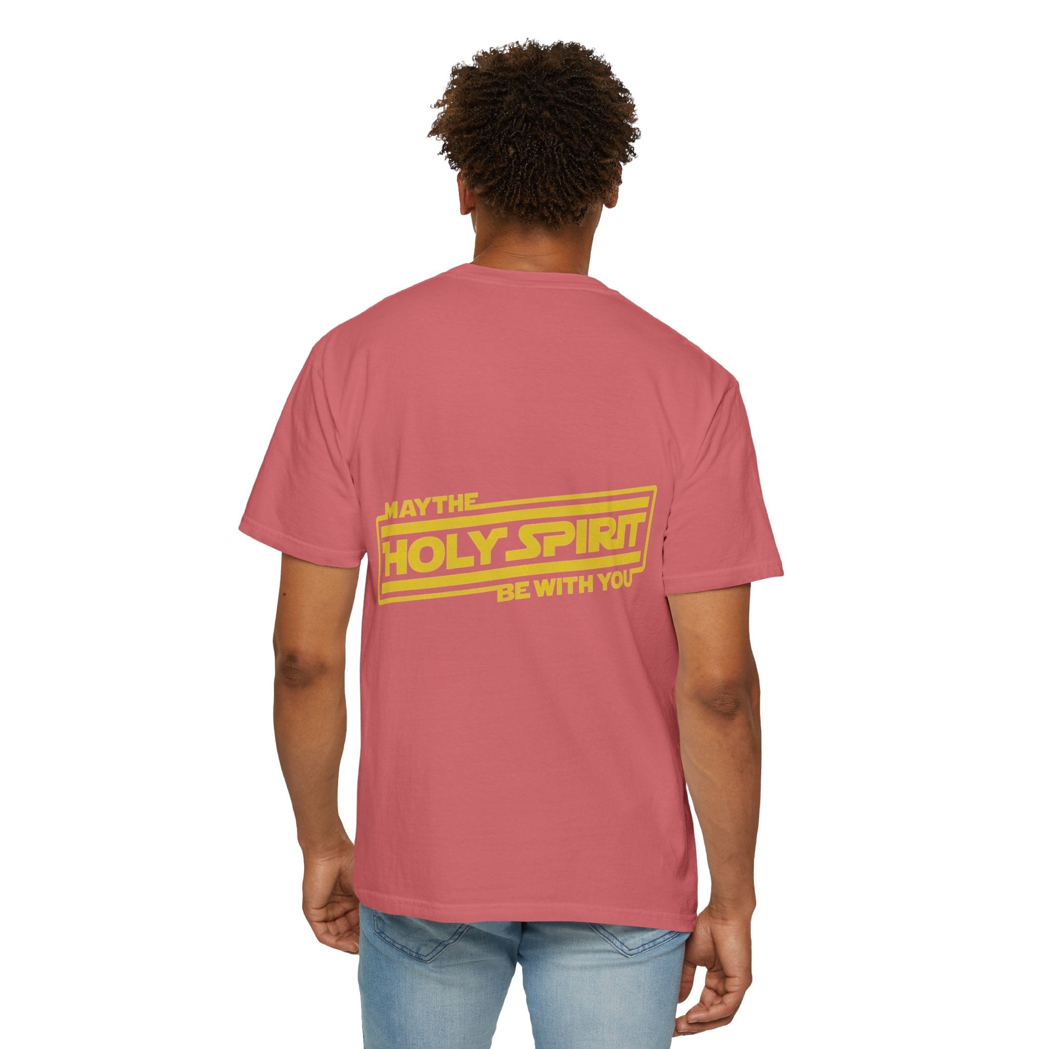 May the Holy Spirit Be With You T-shirt - Christian Star Wars Parody T-shirt Printify