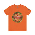 🎄 Deck the Halls with Faith – Christian Christmas T-Shirt | Cross Ornament Design & Festive Garland | Bold Holiday Faith Tee by Uplifted Gear Printify