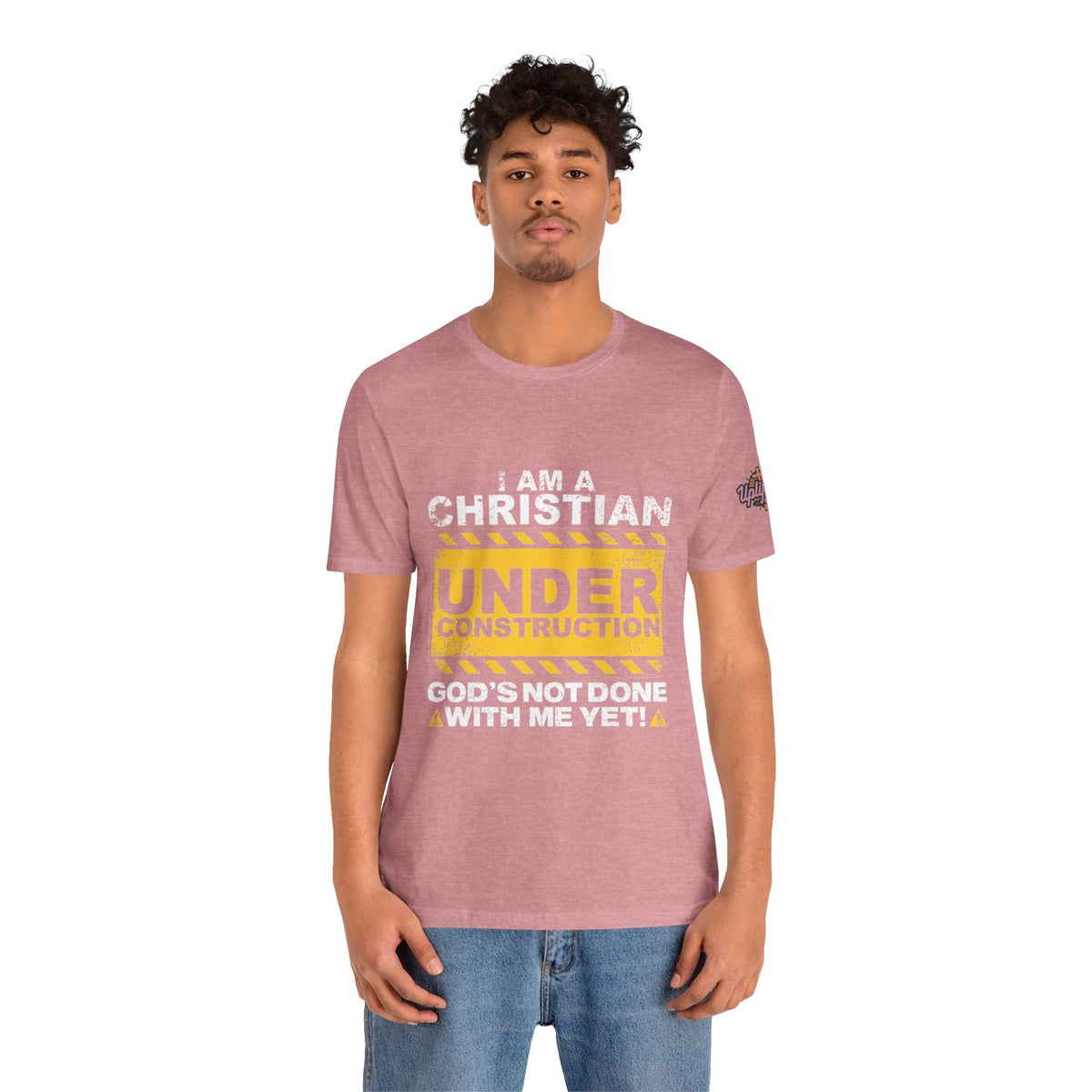 Christian Under Construction T-shirt | God Is Not Done With Me Yet T-shirt Printify