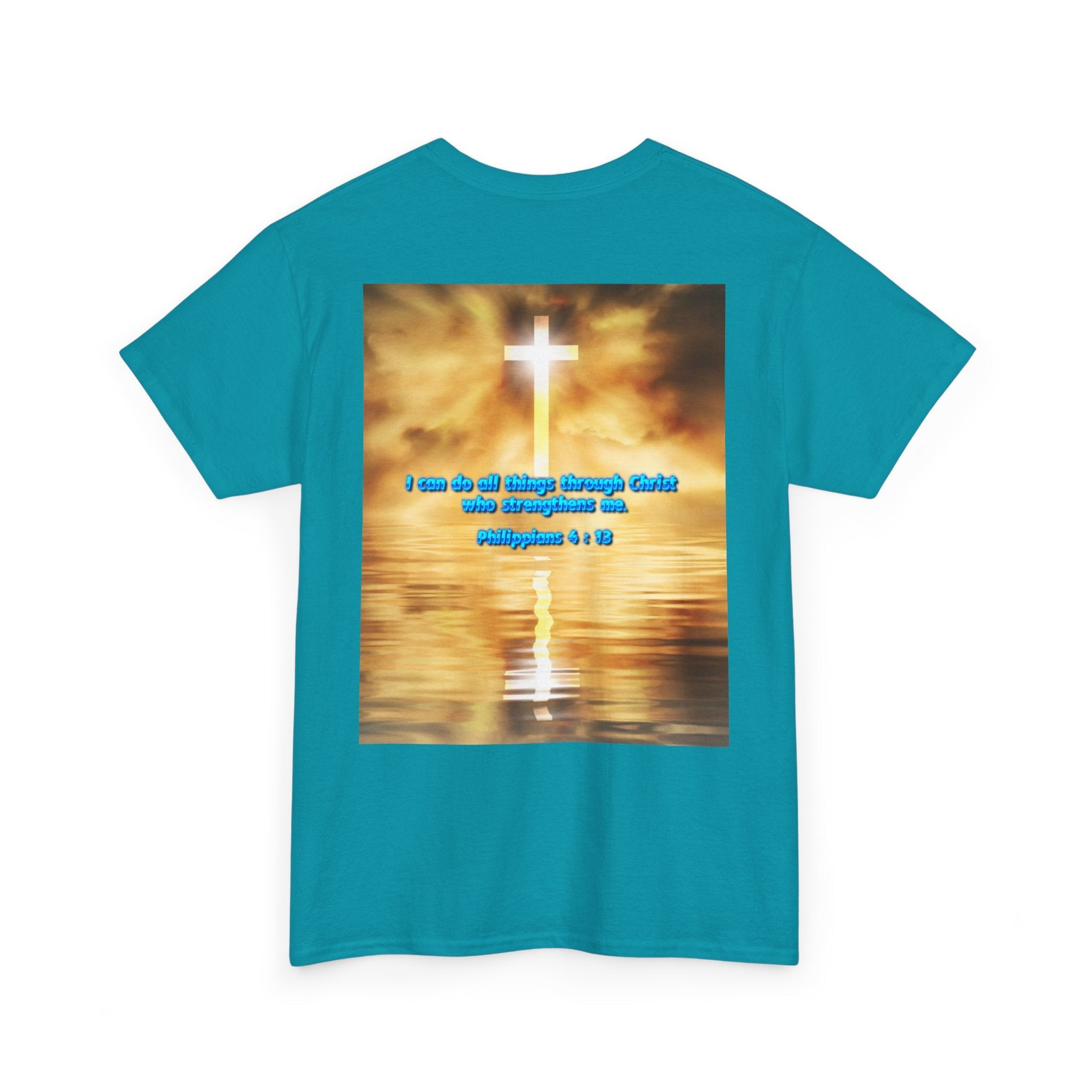 Bible Verse Unisex Tee - Philippians 4 : 13 Printify