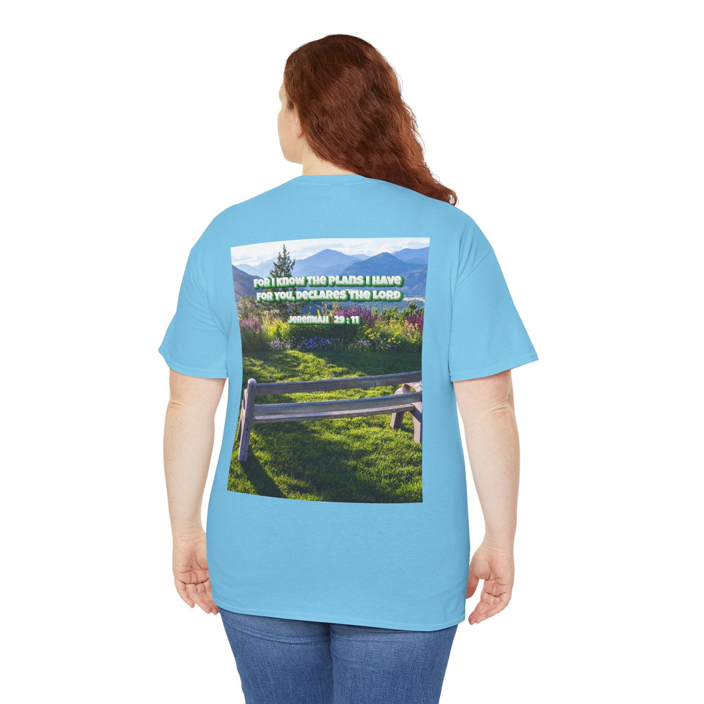 Bible Verse Unisex Tee -  Jeremiah 29 : 11 Printify