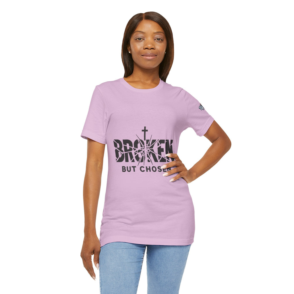 Broken But Chosen T-Shirt — Inspirational Faith Graphic Tee Printify