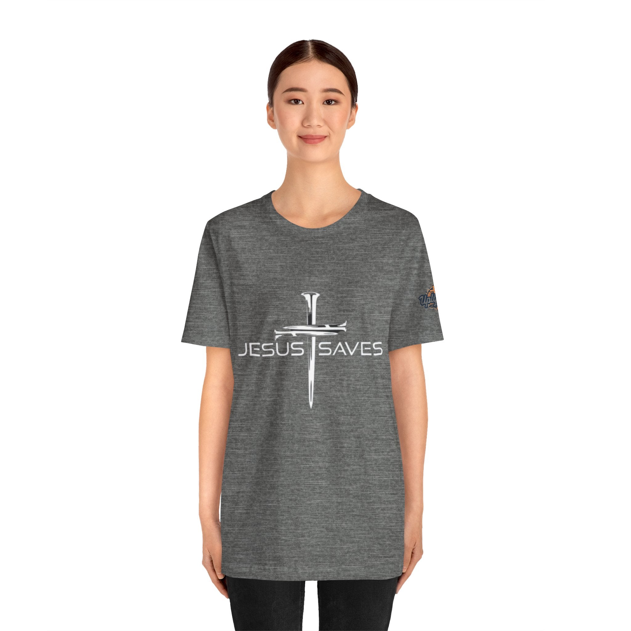 Copy of Jesus Saves T-shirt – 3 Nails Crucifix Cross Christian T-shirt for Redemption Faith & Bold Salvation Printify