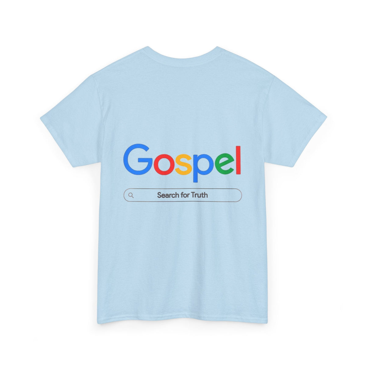 Gospel Graphic Tee — "Gospel" Colorful Logo Christian T-Shirt Printify